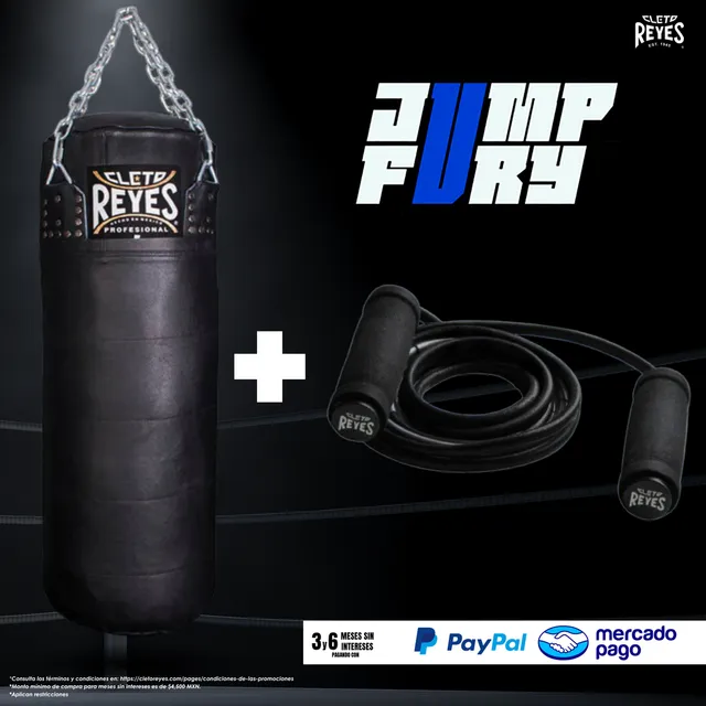 cleto-reyes-kit-knockout-costal-de-cuero-l-cuerda-jump-fury image 1