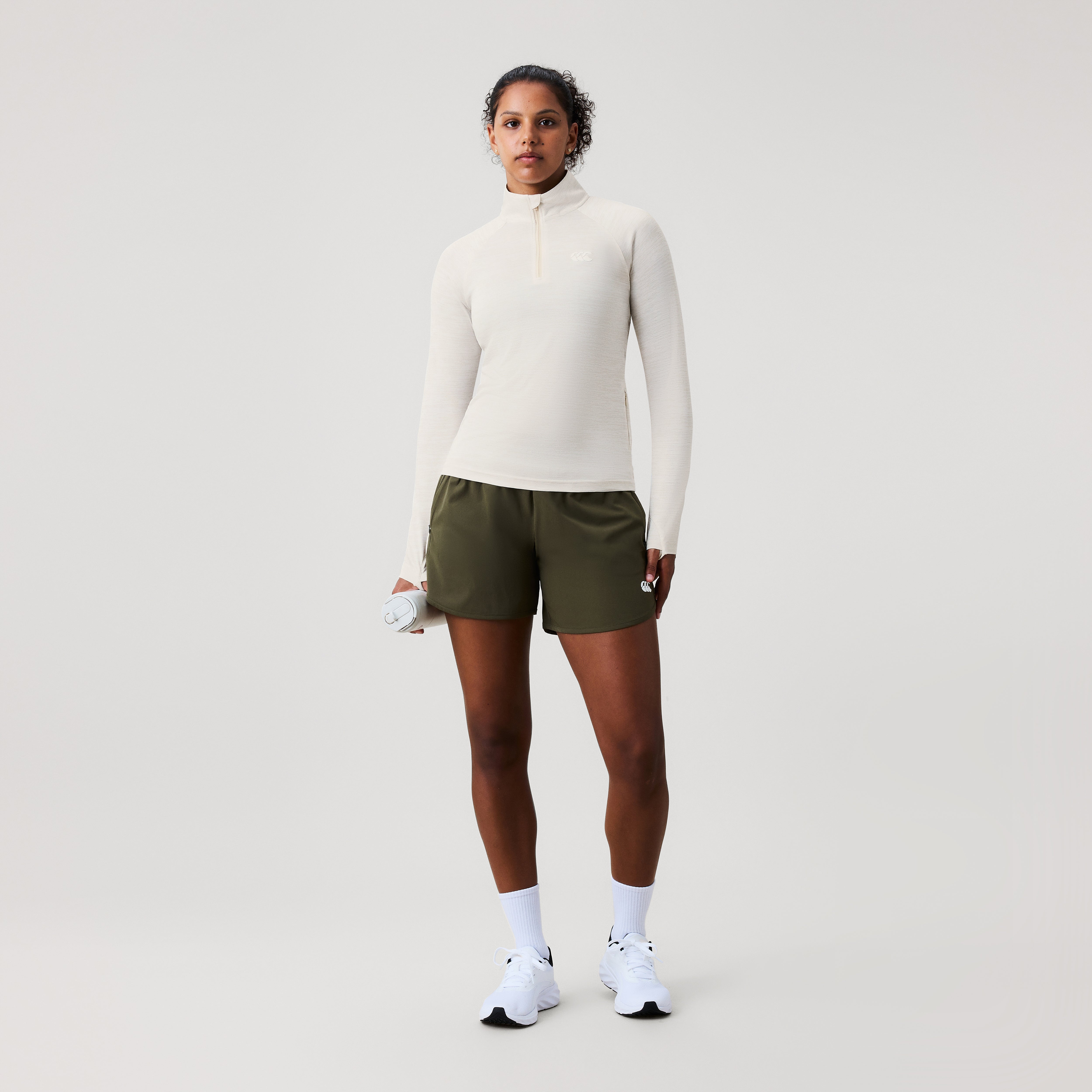 sudadera-de-media-cremallera-canterbury-tempo-1-4-zip-gris-para-mujer image 2