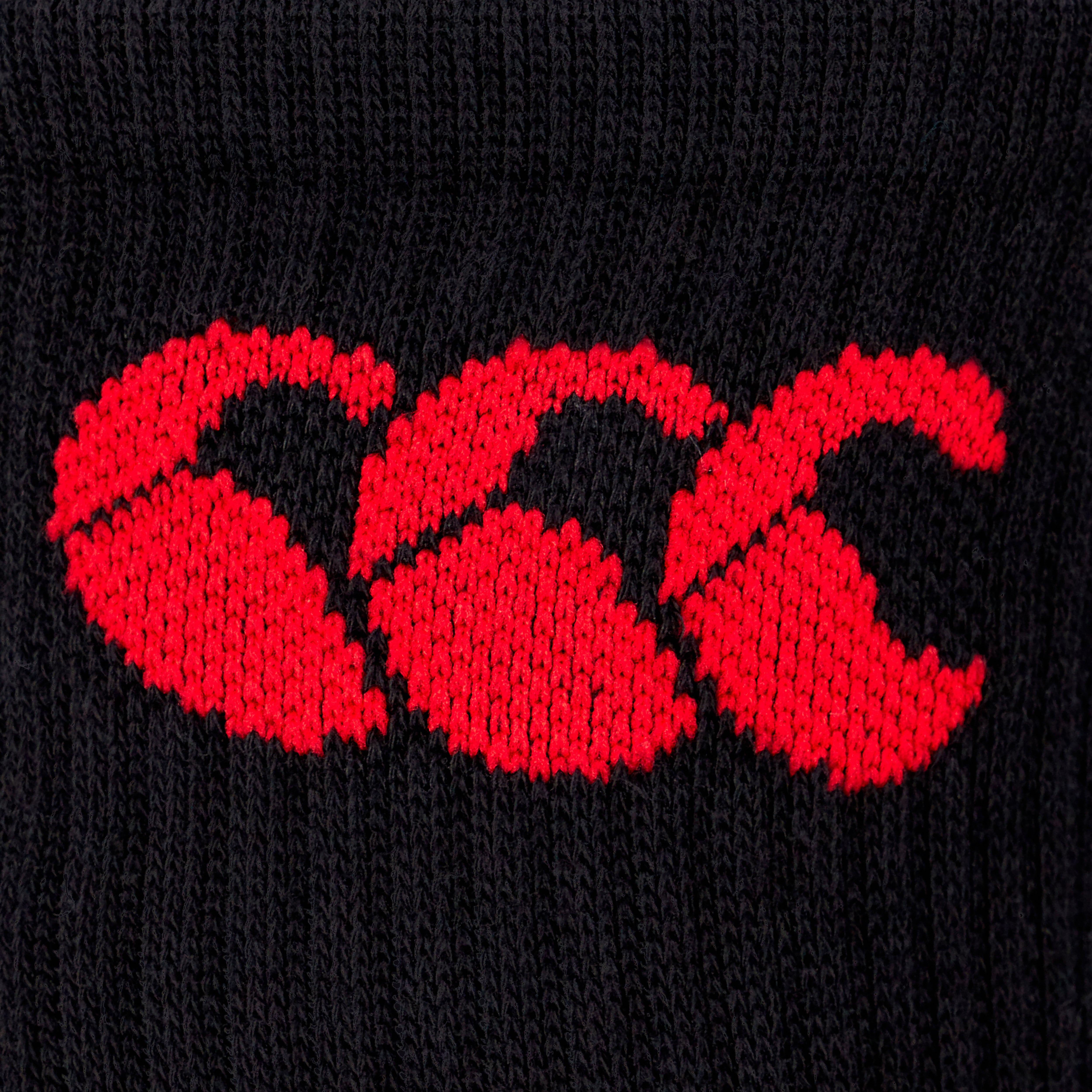 canterbury-calcetines-crew-adulto-unisex-3-pares-negro-rojo image 2