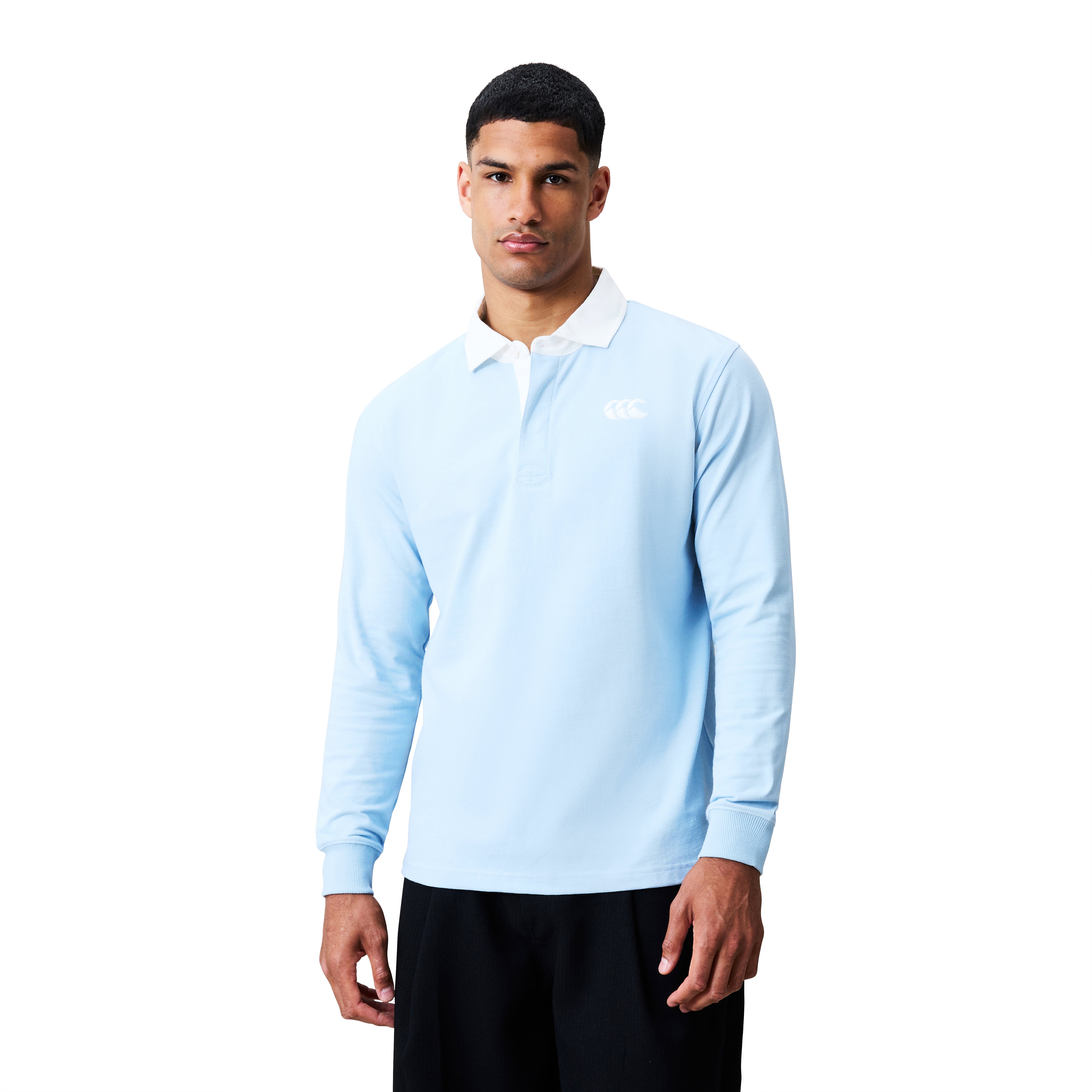 canterbury-solid-dye-rugby-jersey-azul-para-hombre image 1