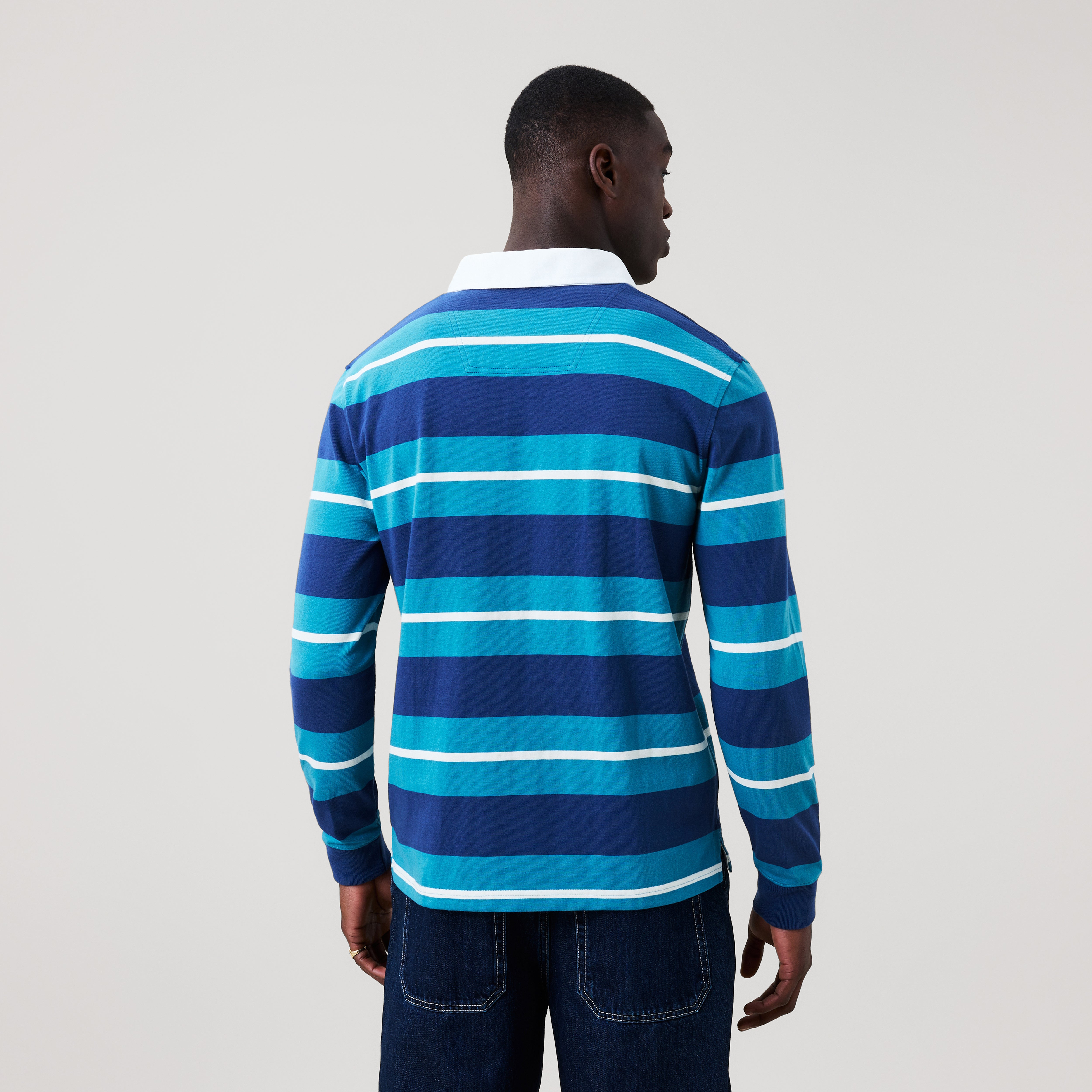 camiseta-de-rugby-canterbury-stripe-azul-para-hombre image 5