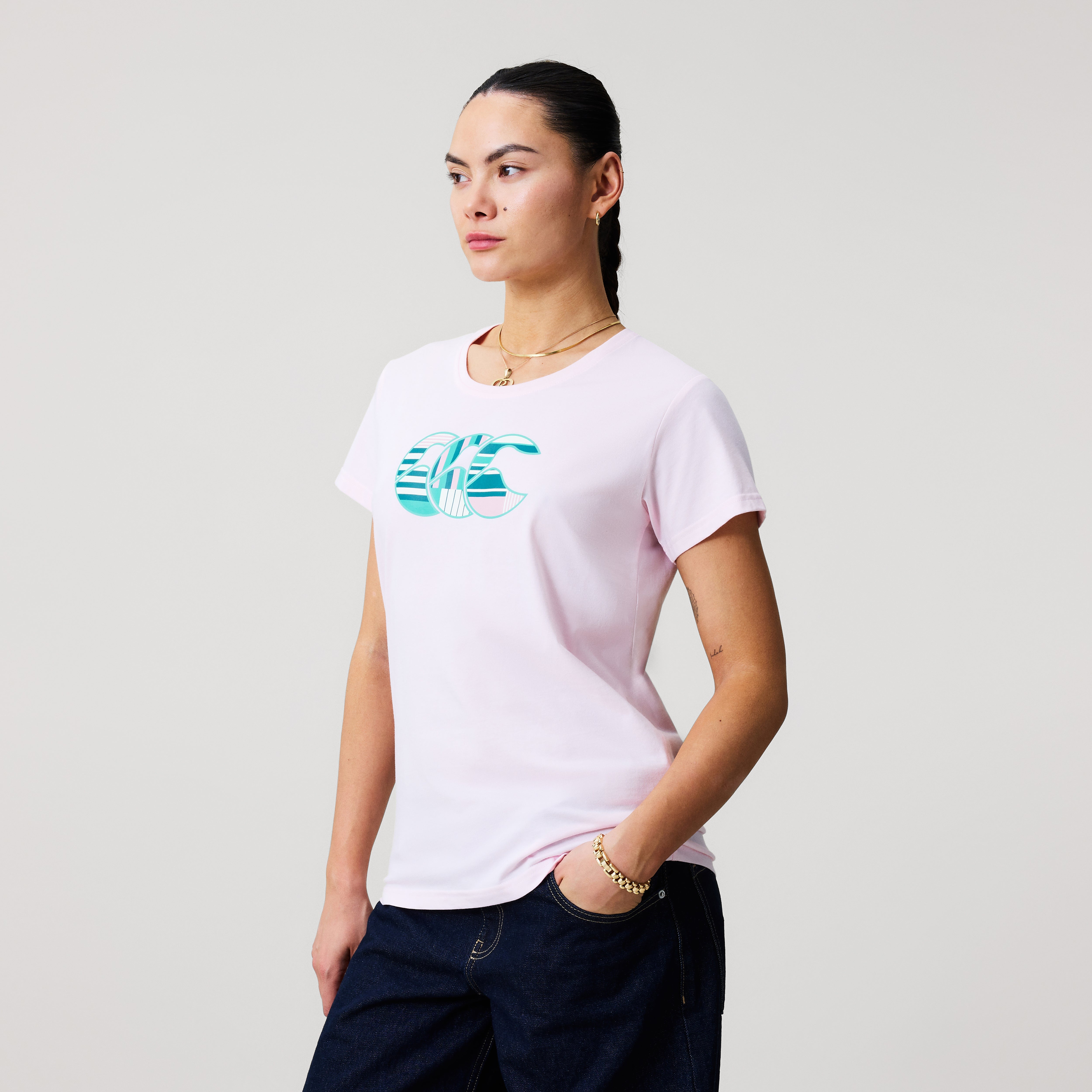 canterbury-uglies-logo-camiseta-rosa-para-mujer image 4