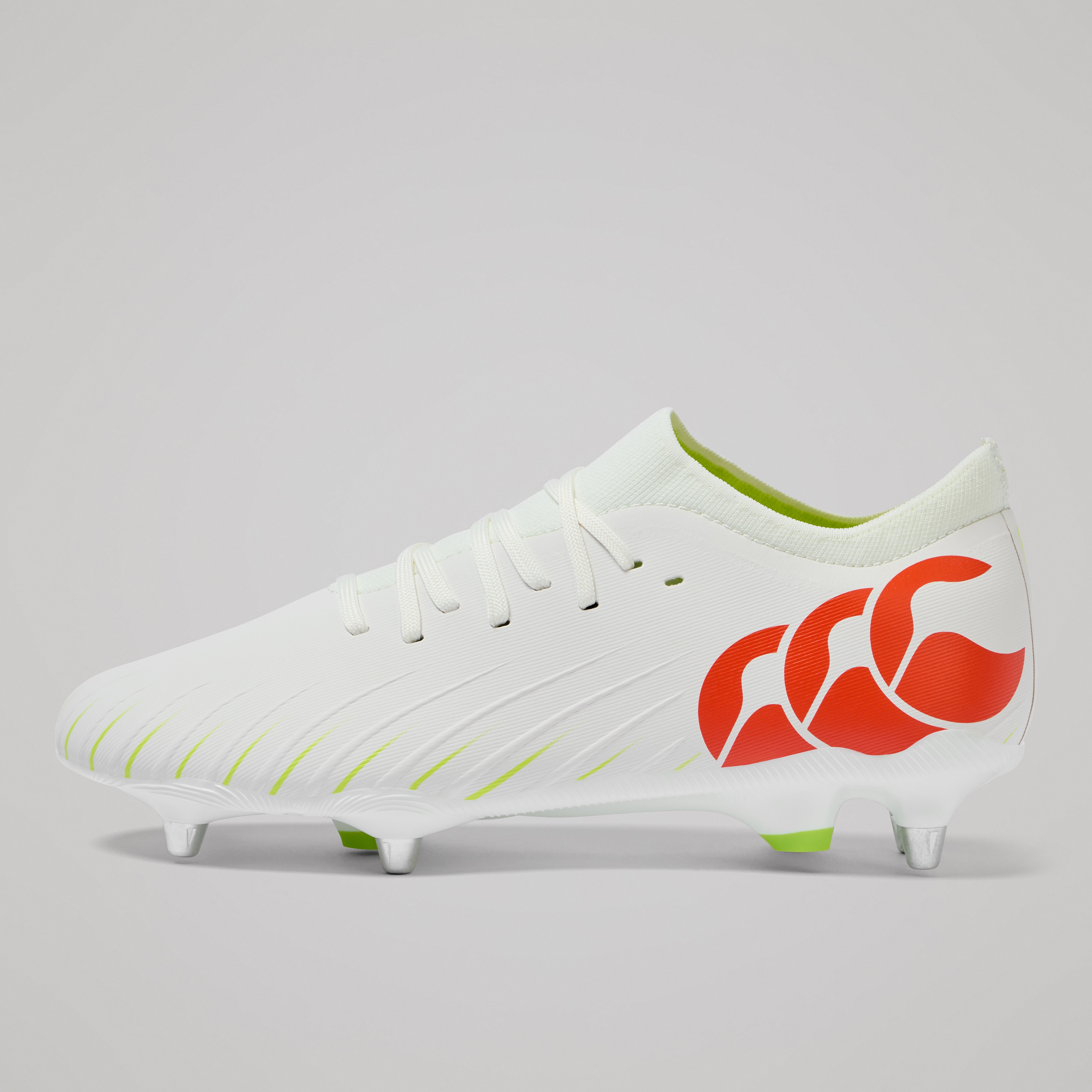botas-de-rugby-speed-falcon-pro-soft-ground-unisex-blancas-canterbury image 1