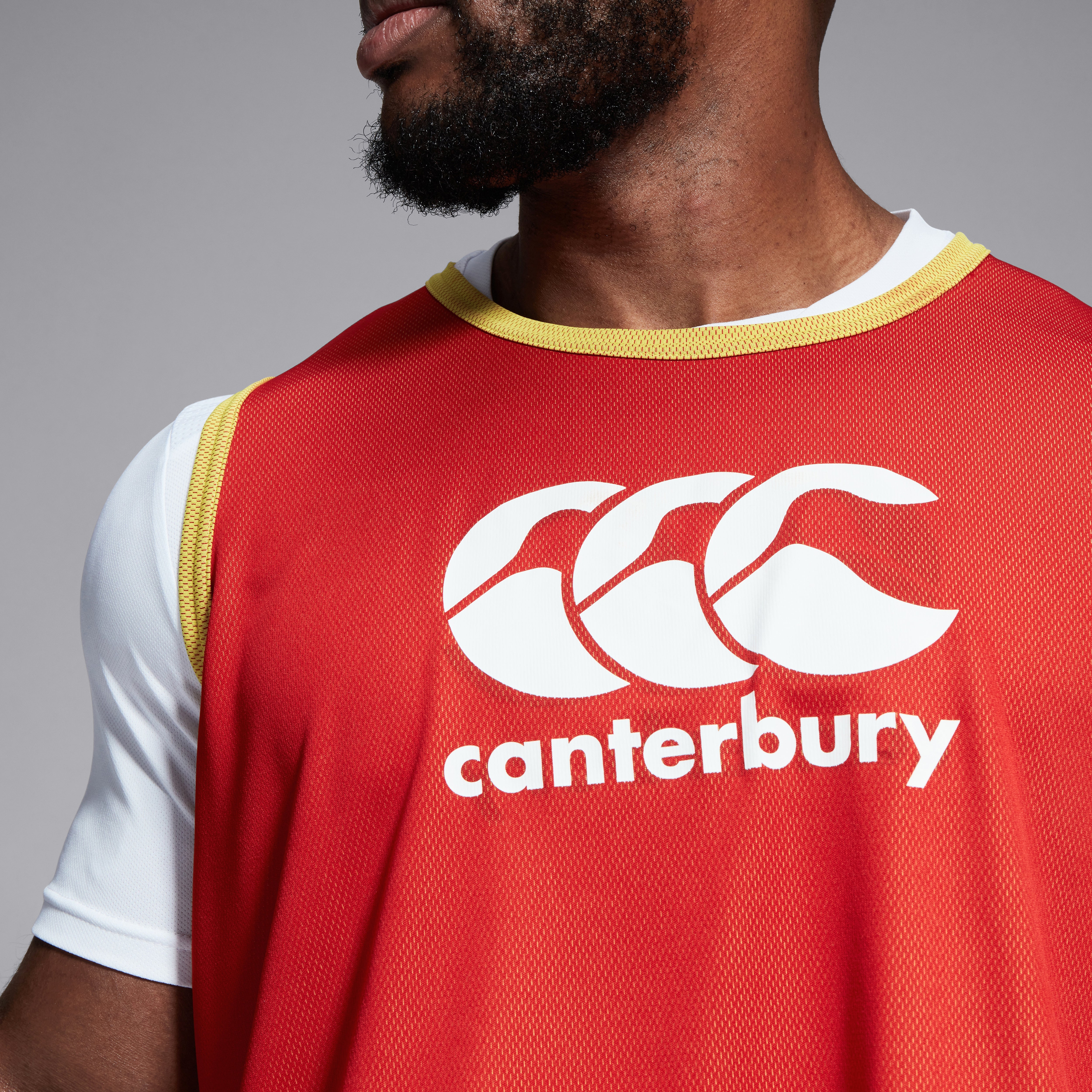 canterbury-peto-reversible-para-adulto-unisex-rojo-amarillo image 6