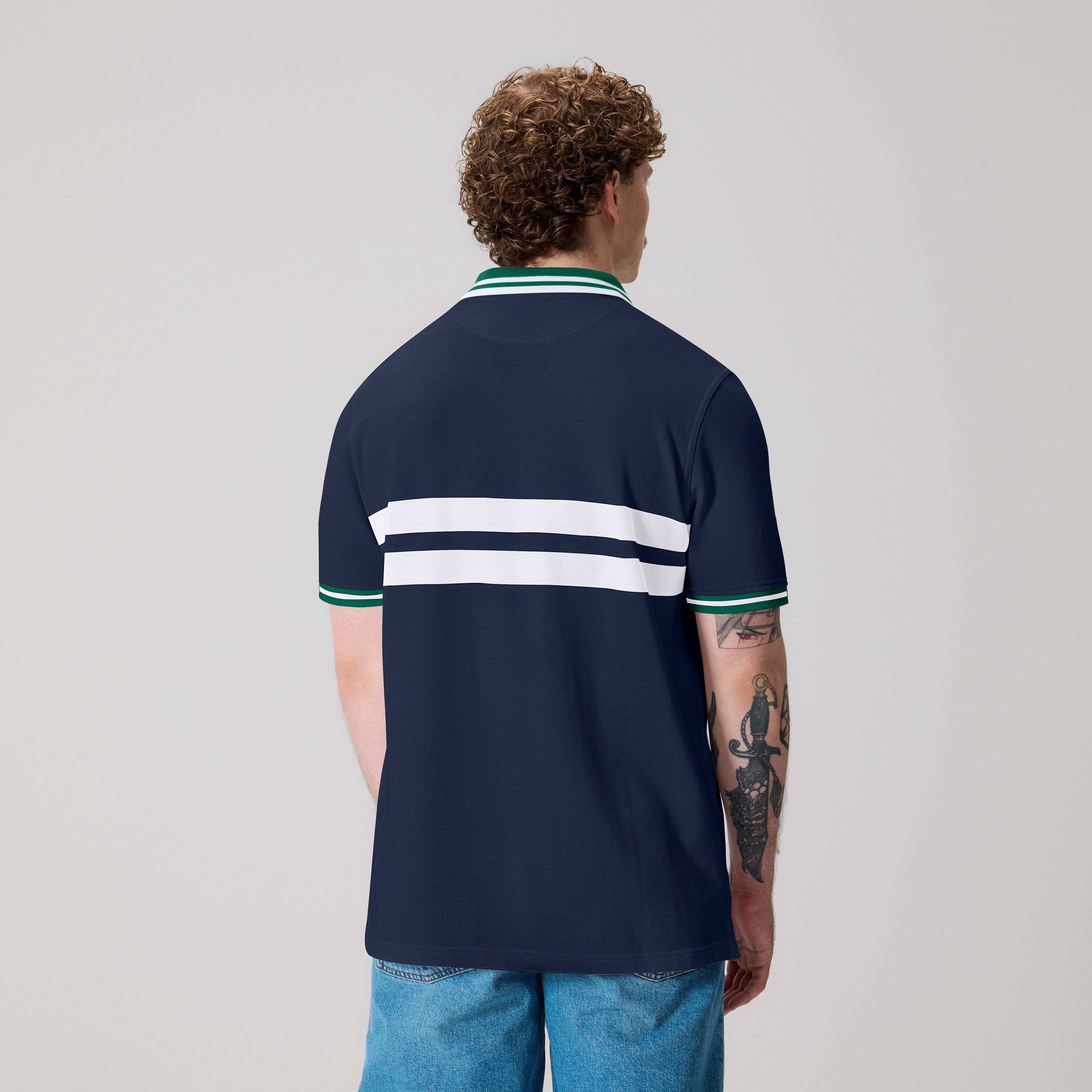 canterbury-chest-stripe-ccc-polo-azul-marino-para-hombre image 2