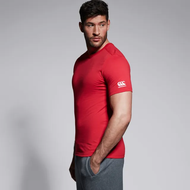 camiseta-canterbury-club-plain-para-hombre-roja image 1