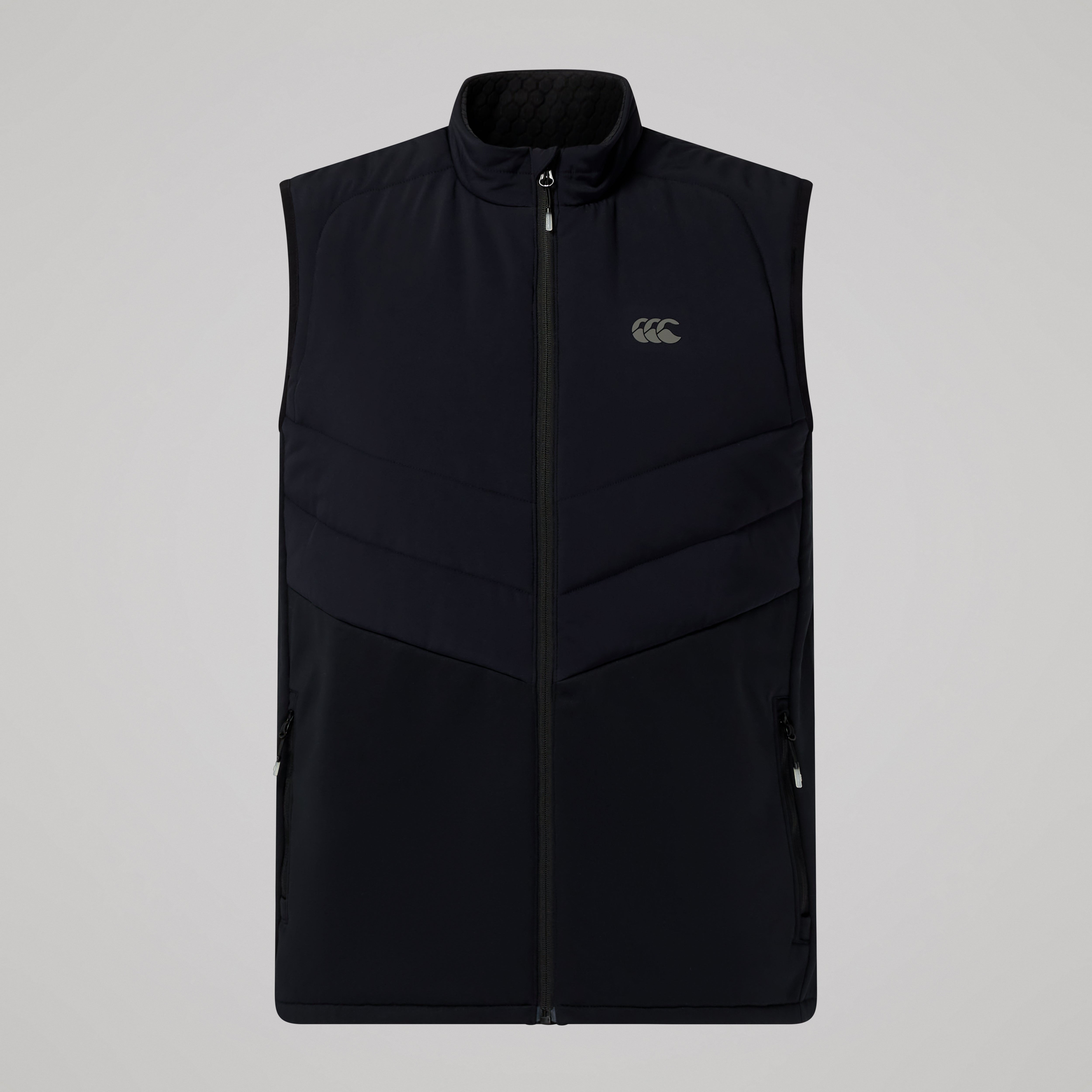 canterbury-tempo-gilet-hombre-negro-chaleco-deportivo image 1