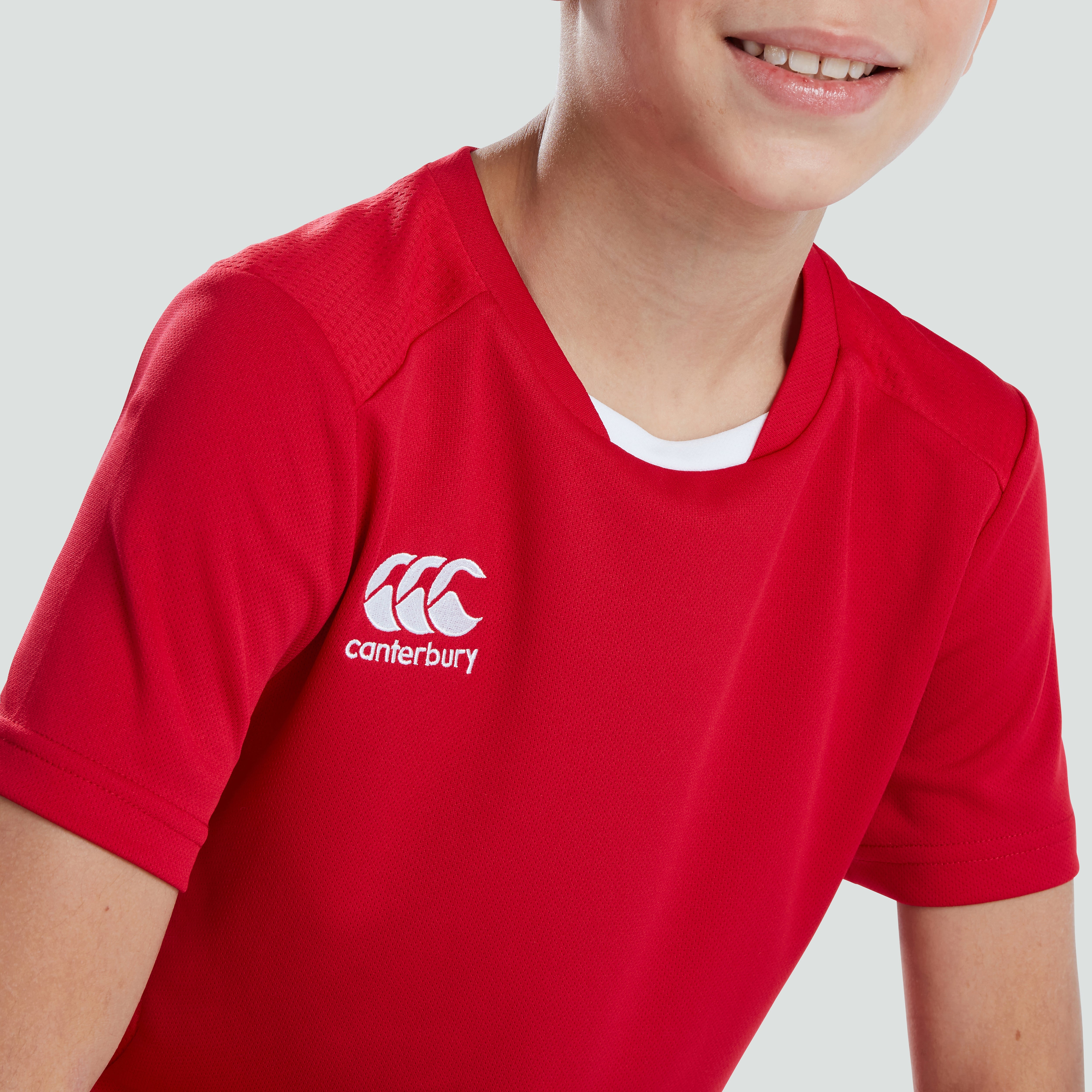 canterbury-club-dry-tee-junior-unisex-rojo-camiseta-deportiva image 5