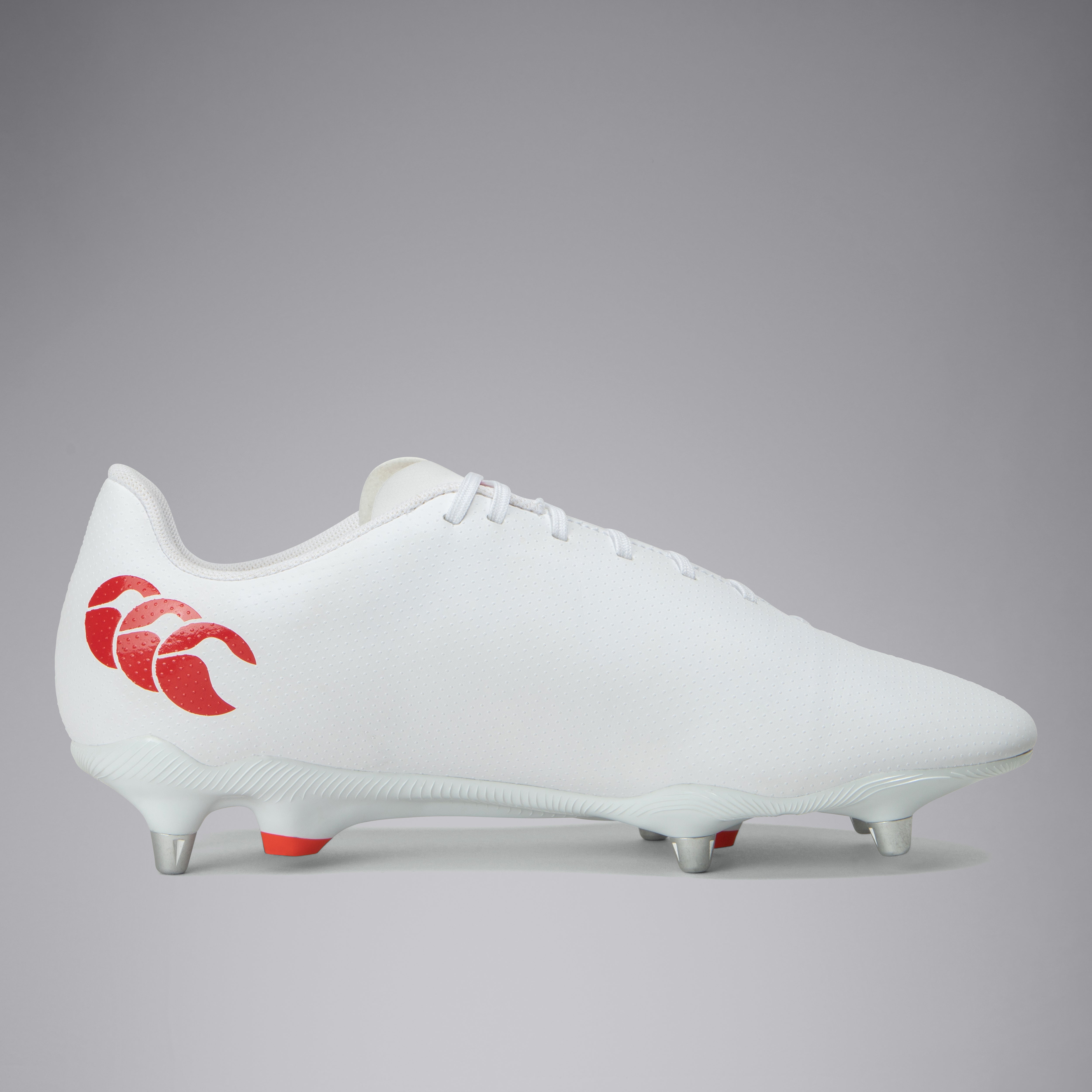 canterbury-junior-unisex-kids-ccc-speed-raze-soft-ground-botas-de-rugby-blancas image 2