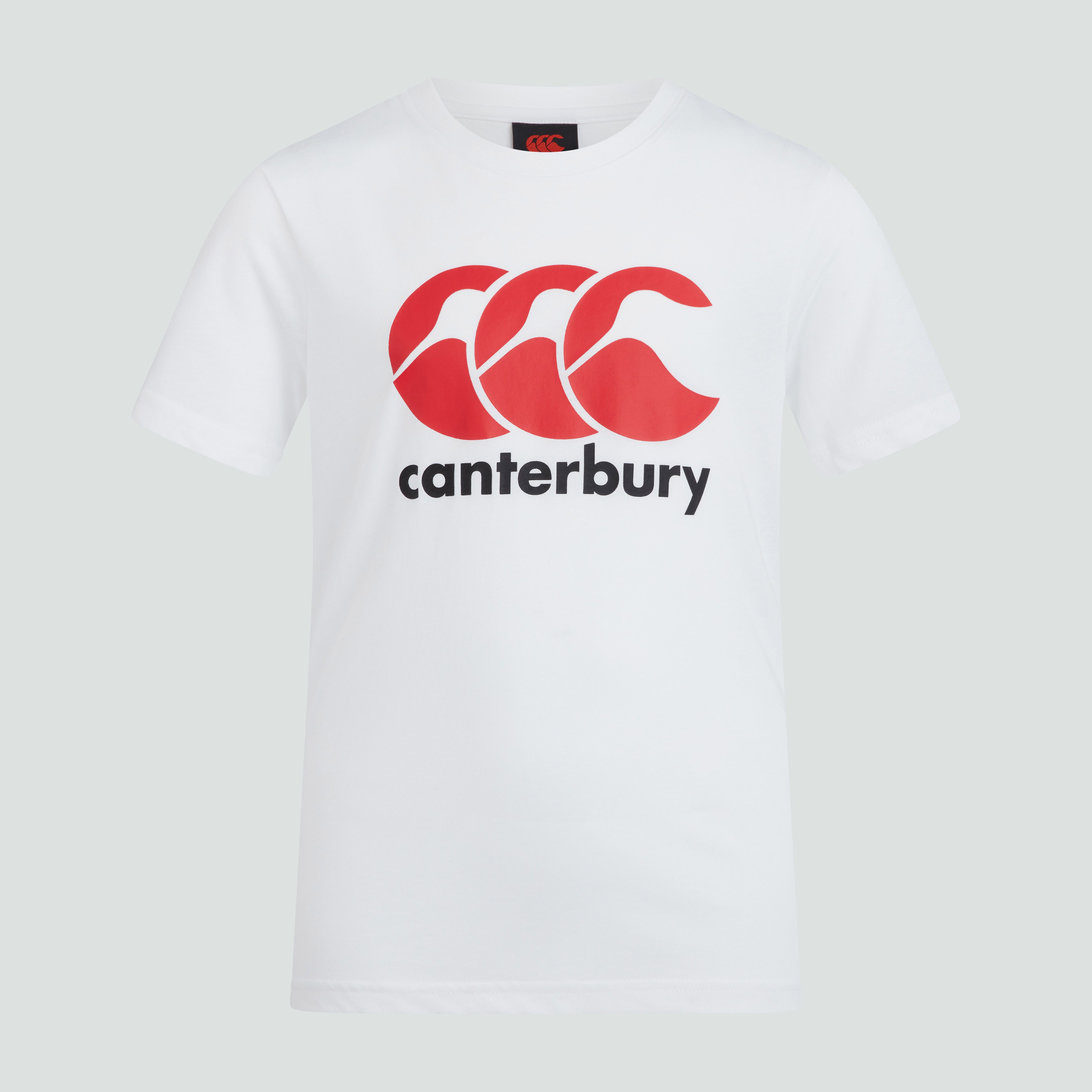 camiseta-junior-unisex-ccc-logo-blanca-canterbury image 1