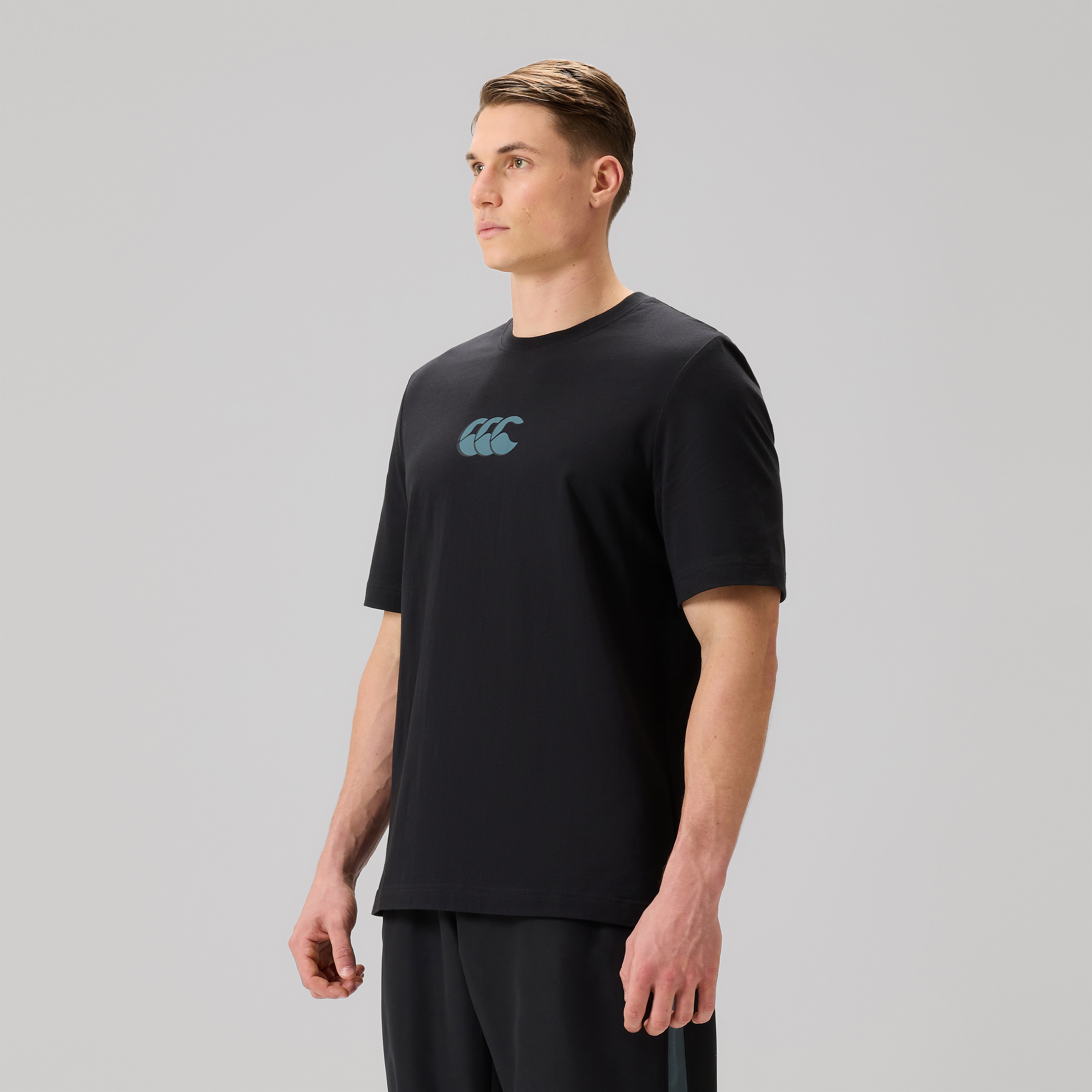 canterbury-everyday-graphic-tee-negro-camiseta-de-hombre-con-gr-fico-ccc image 4