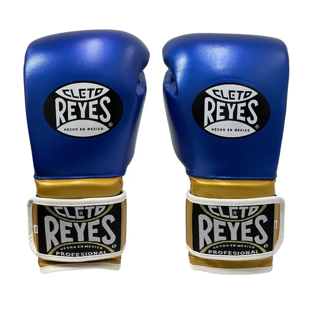 cleto-reyes-guante-de-entrenamiento-piel-de-res-14-oz-c-cierre-de-contacto-azul- image 1