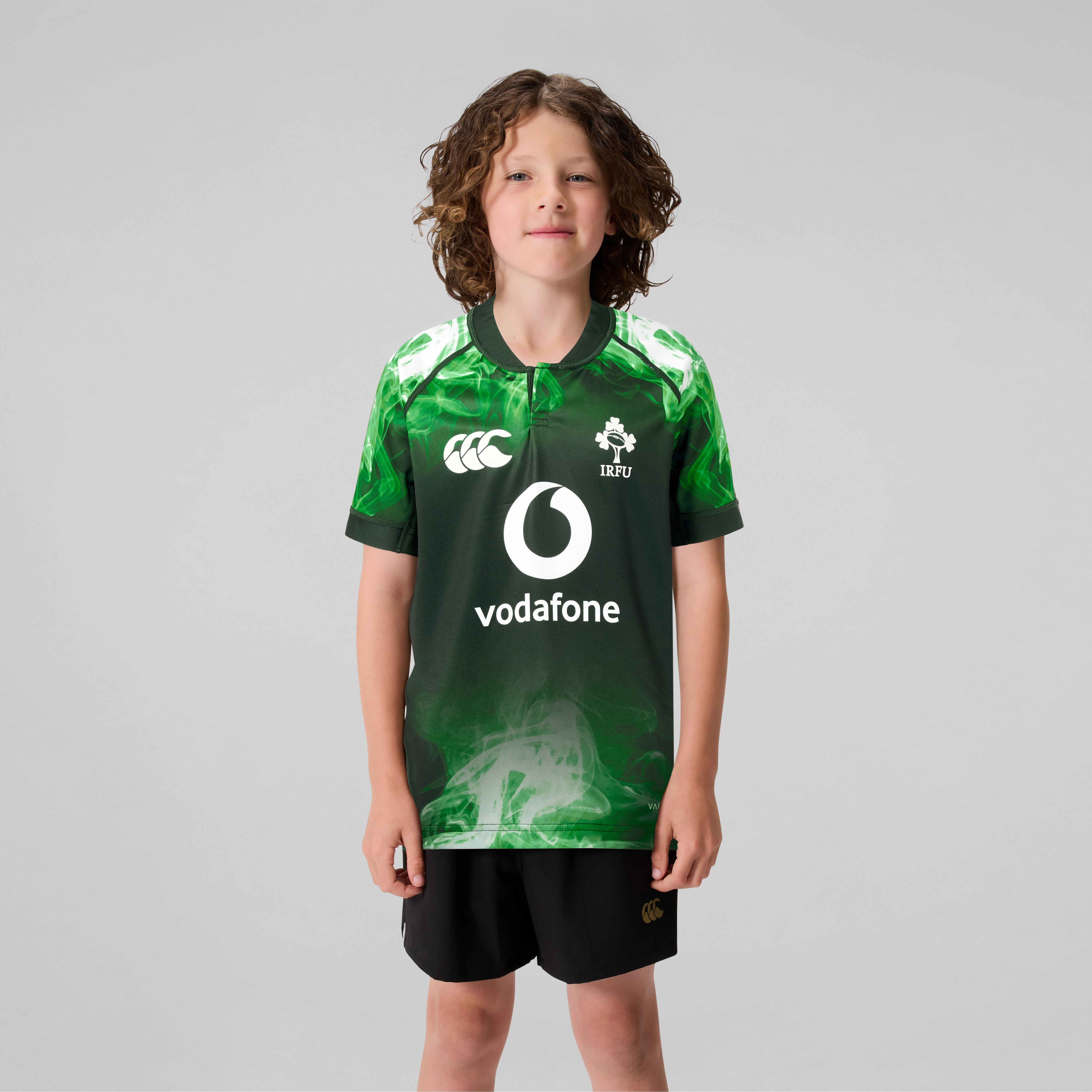 camiseta-de-rugby-irlanda-chicago-25-26-pre-game-pro-junior-unisex-verde image 1