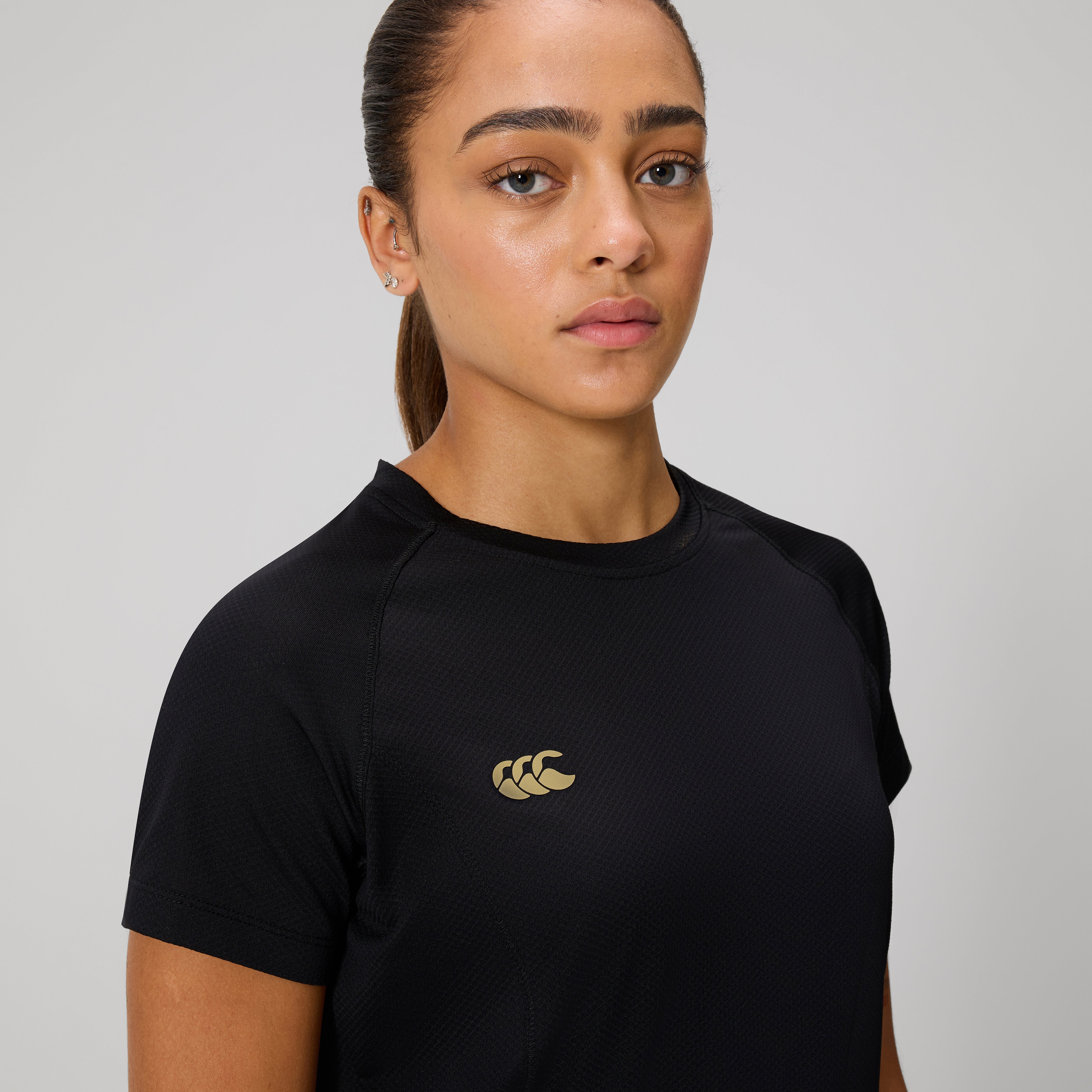 camiseta-de-entrenamiento-canterbury-tempo-para-mujer-negra image 6