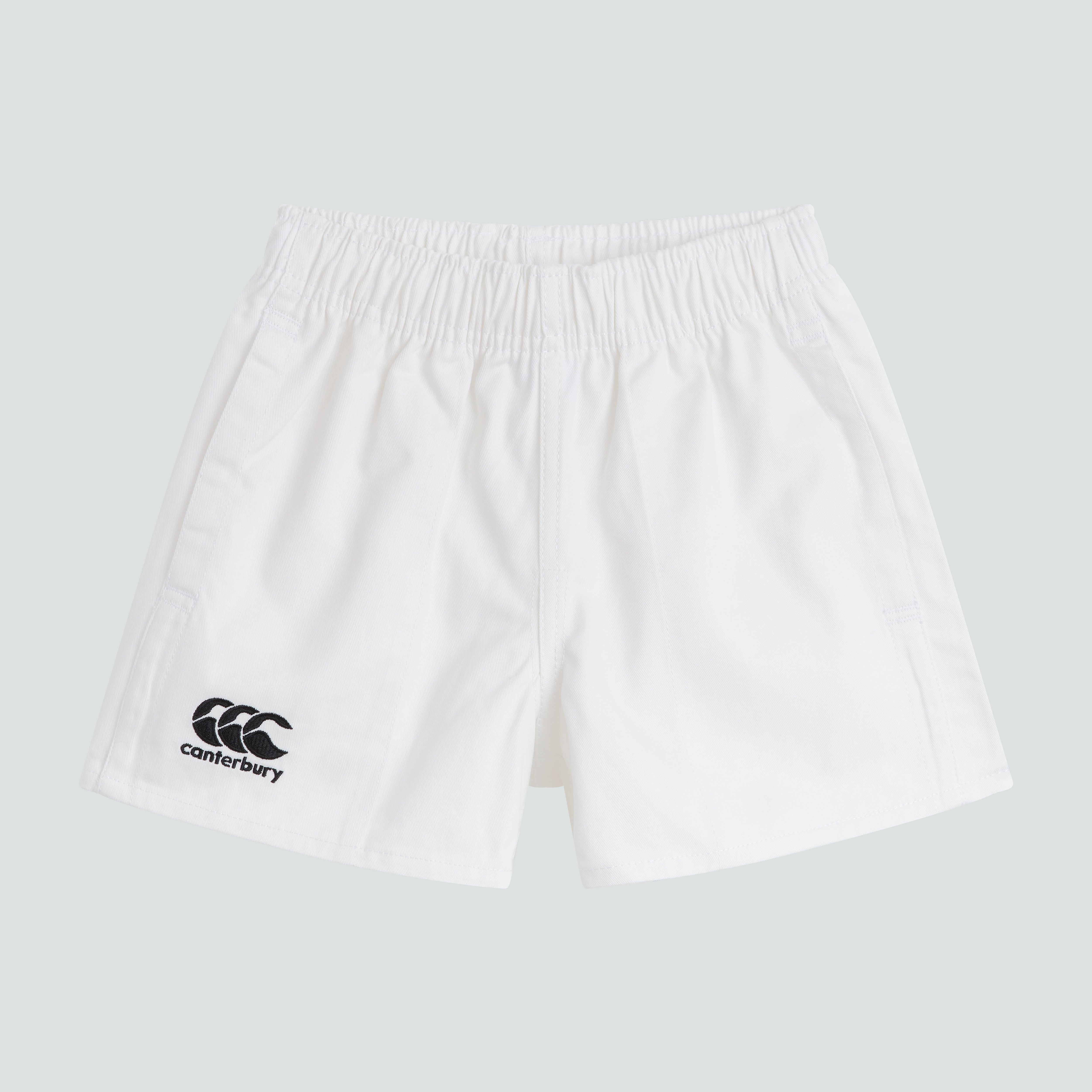 canterbury-junior-unisex-professional-cotton-short-white image 3
