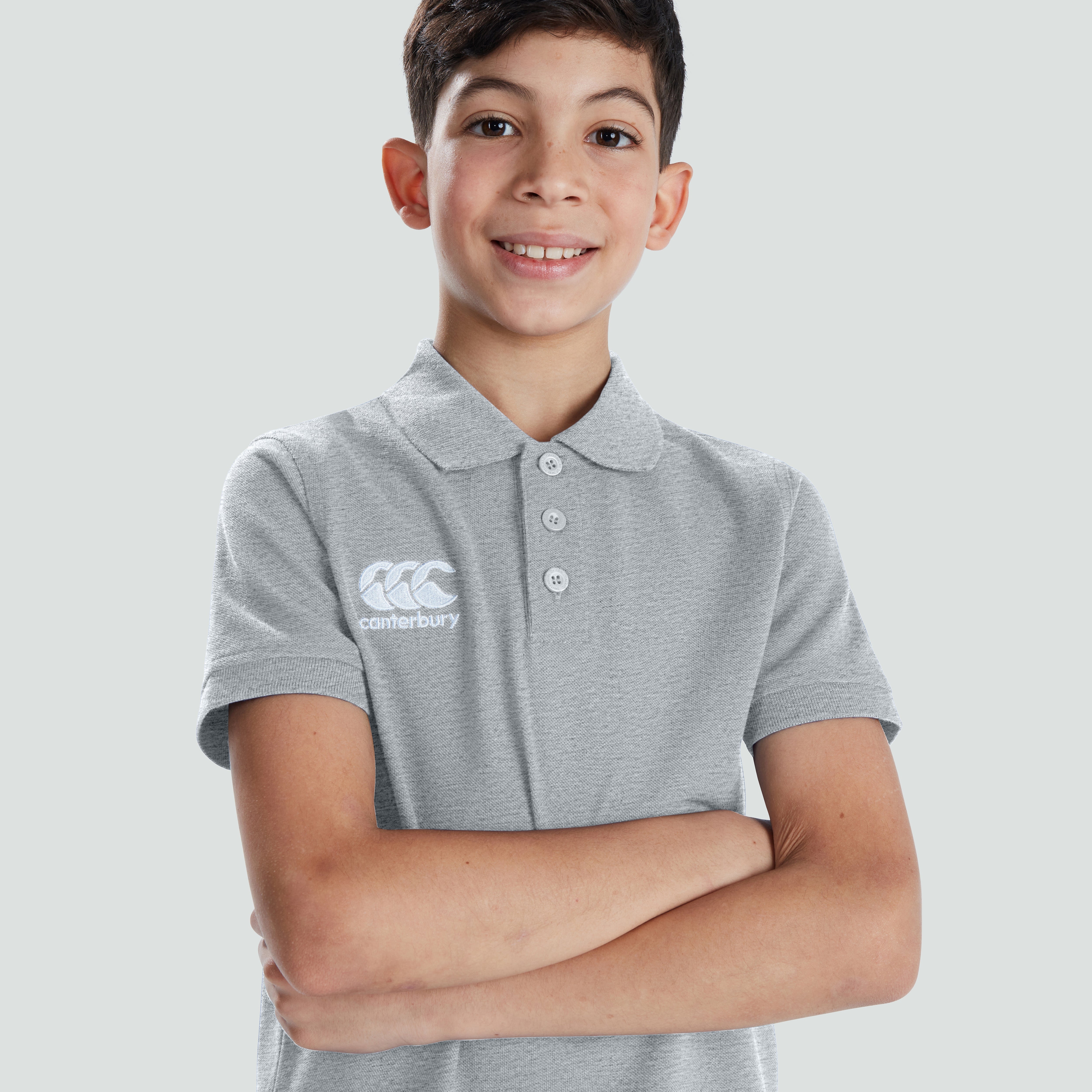 canterbury-waimak-polo-shirt-junior-unisex-gris image 5