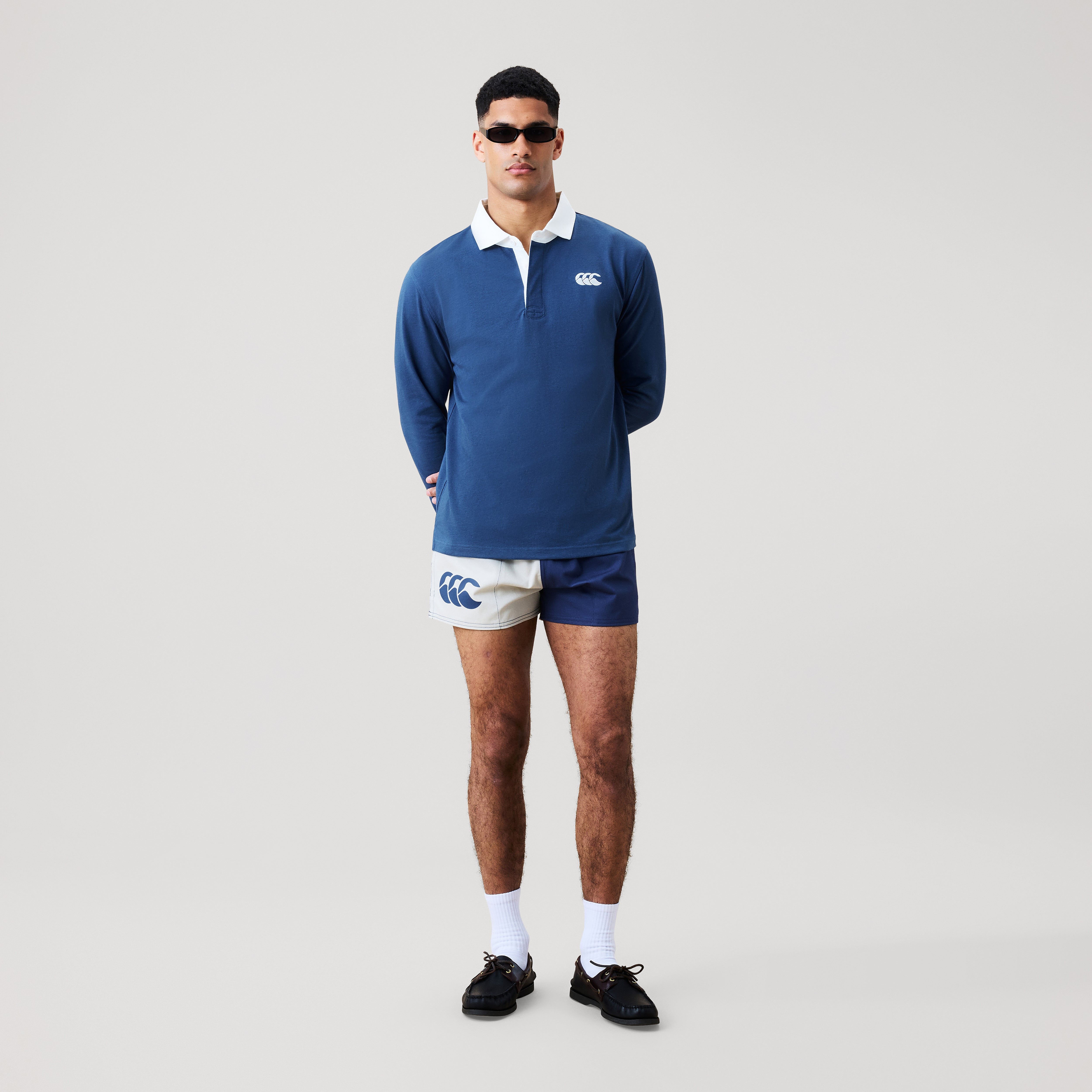 canterbury-harlequin-drill-short-gris-para-hombre image 2