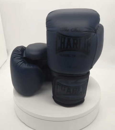 charlie-boxing-pack-m-full-kick-old-grey-guantes-espinillera-y-casco image 2