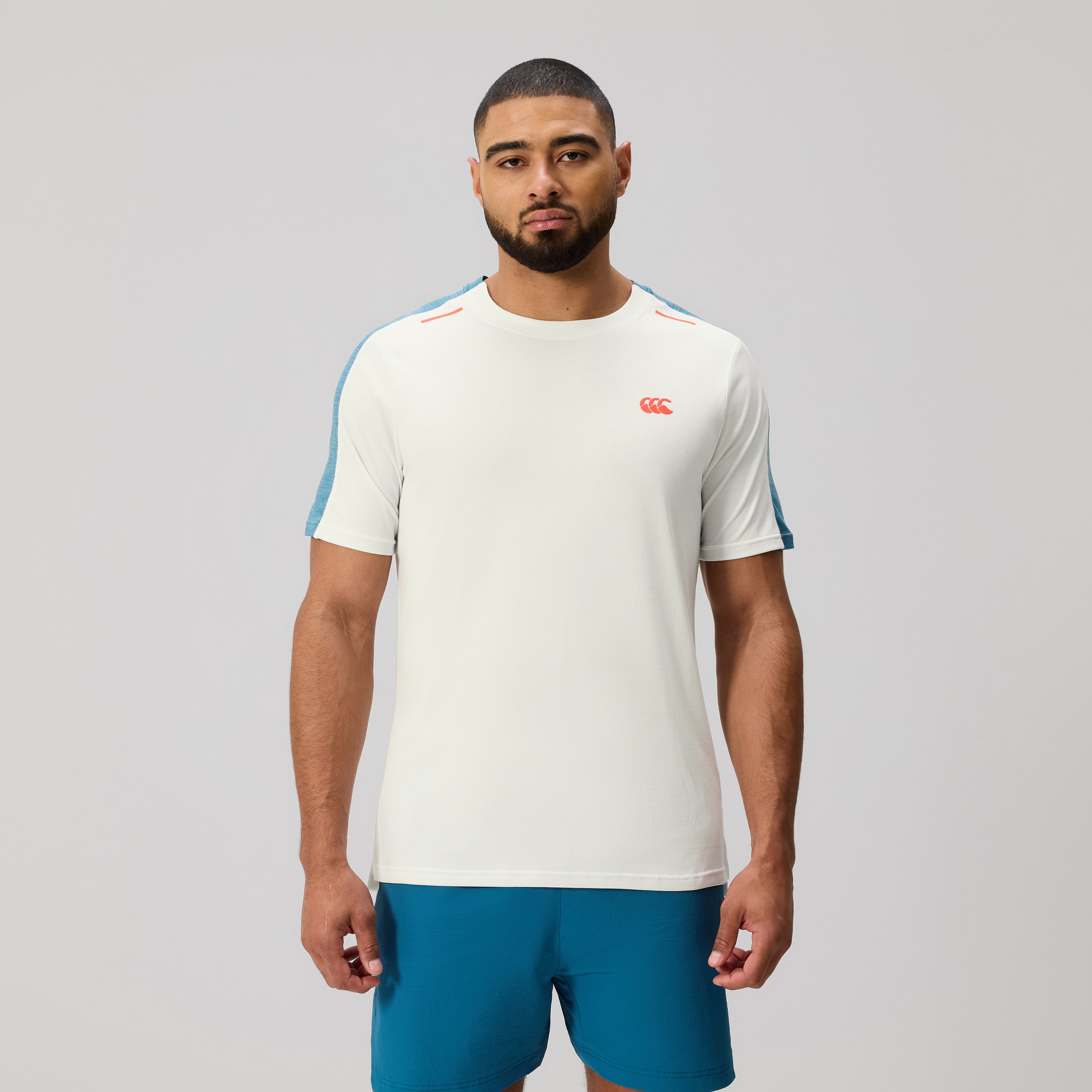 canterbury-camiseta-tempo-para-hombre-blanco-azul image 3