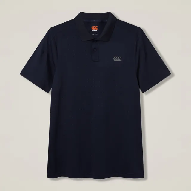 canterbury-mens-tempo-polo-shirt-navy image 1
