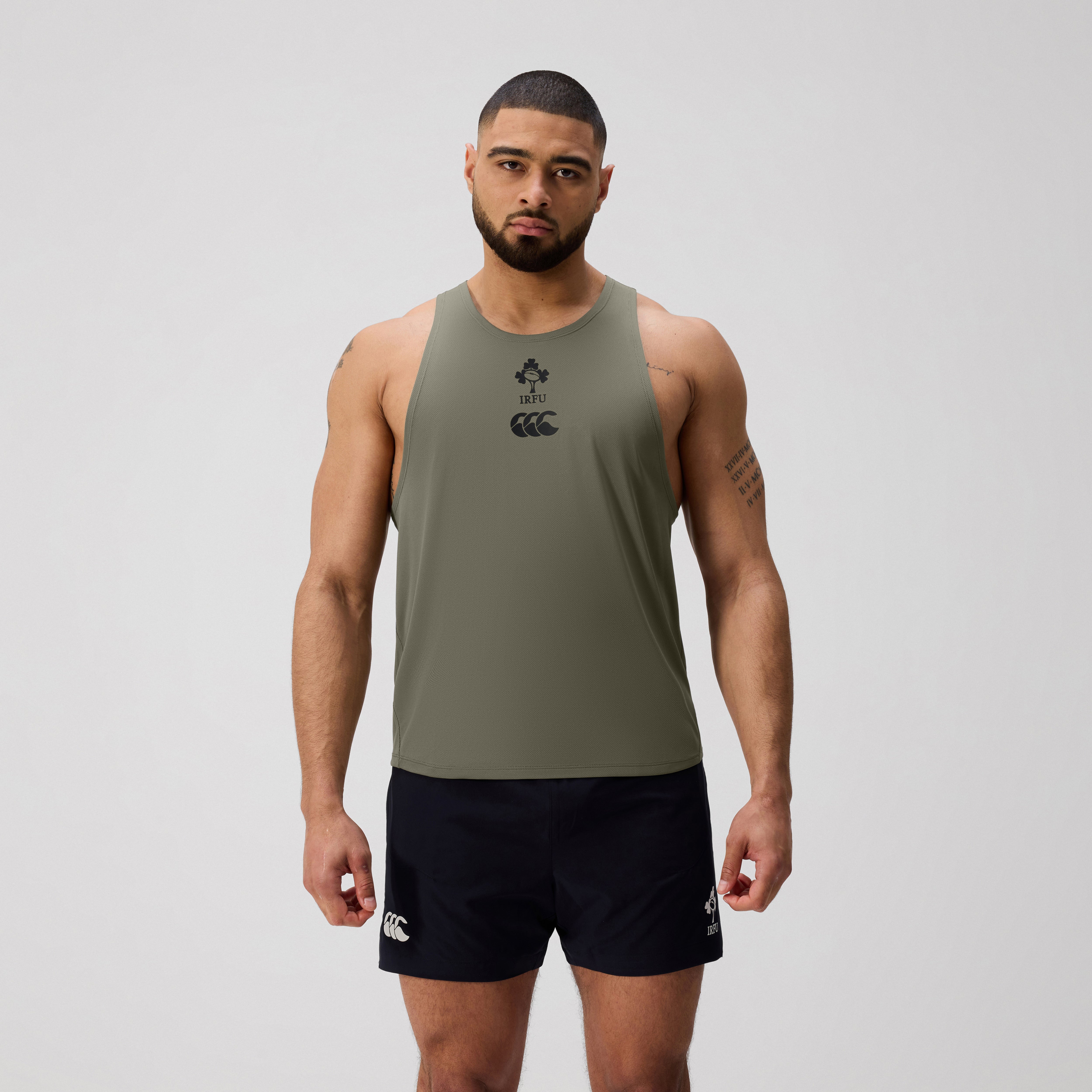 camiseta-de-tirantes-canterbury-ireland-poly-para-hombre-verde-tejido-ligero-y-t image 1