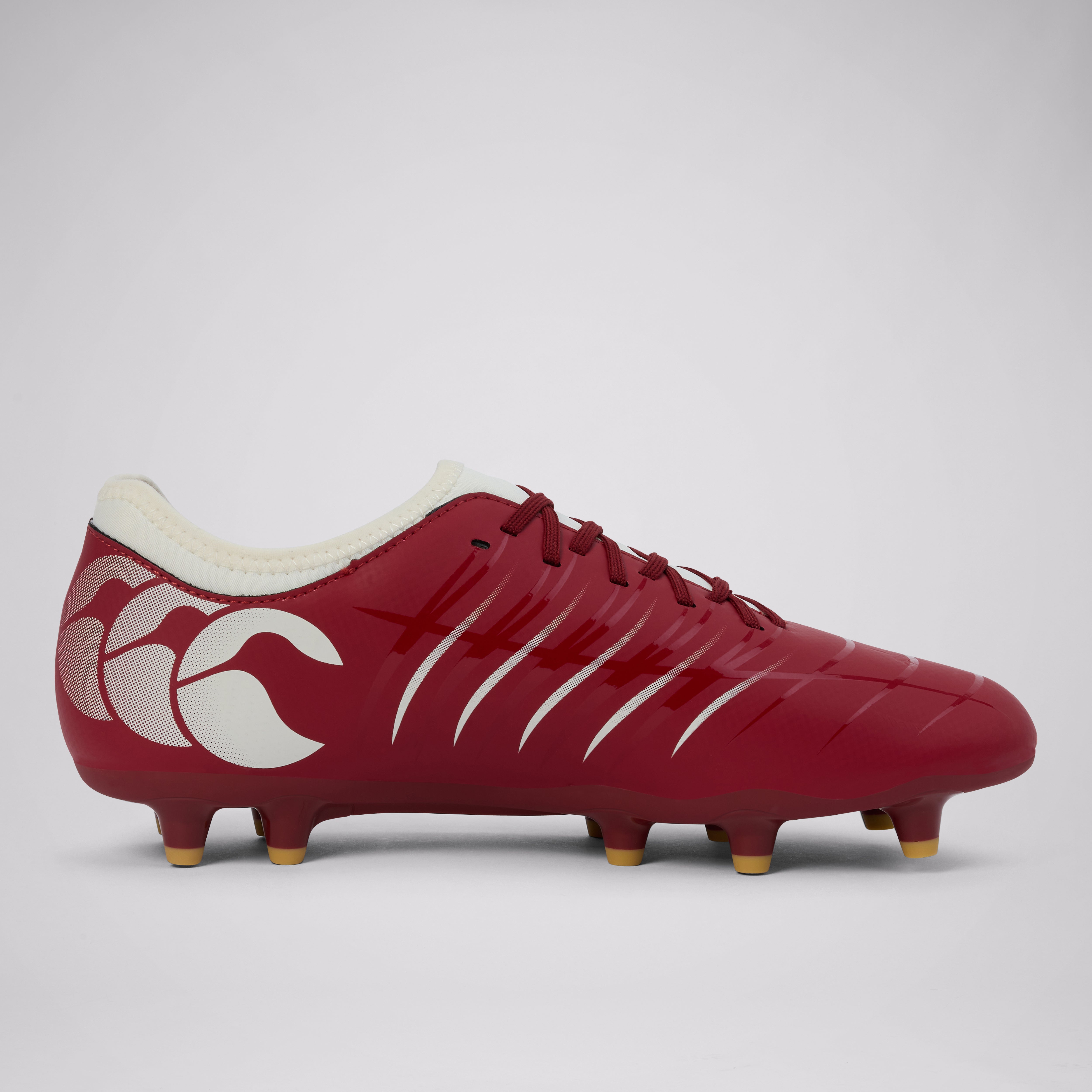 canterbury-phoenix-2-0-team-firm-ground-botas-de-rugby-rojas-unisex-adulto image 2