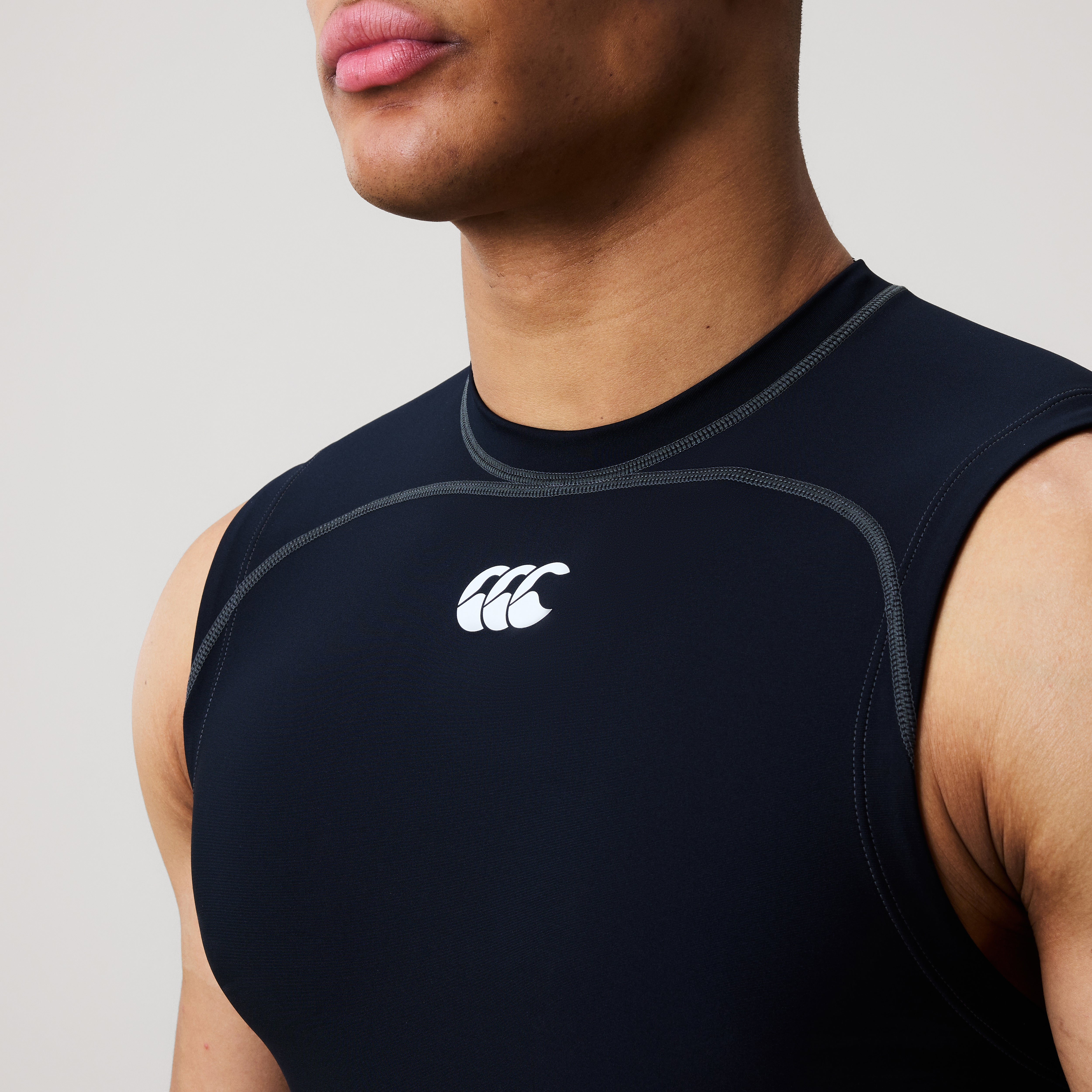 camiseta-interior-sin-mangas-canterbury-baselayer-negra-para-hombre image 7