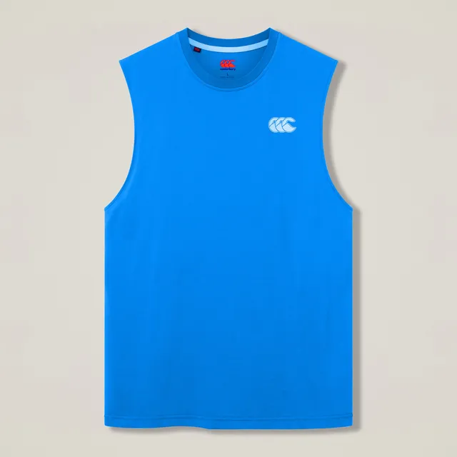 canterbury-tempo-camiseta-de-tirantes-de-entrenamiento-azul-para-hombre image 1