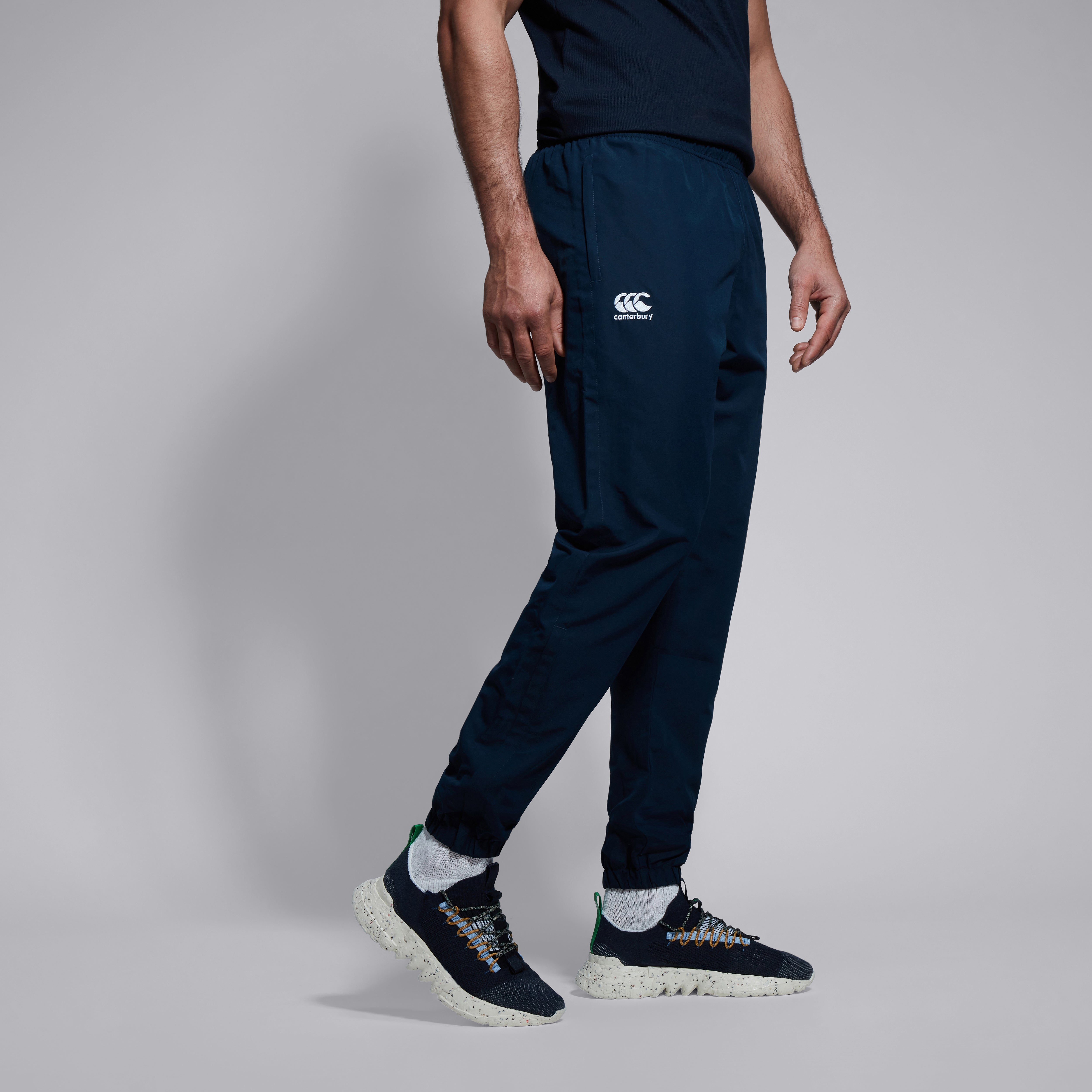 canterbury-mens-club-plain-tapered-cuff-track-pants-navy image 2