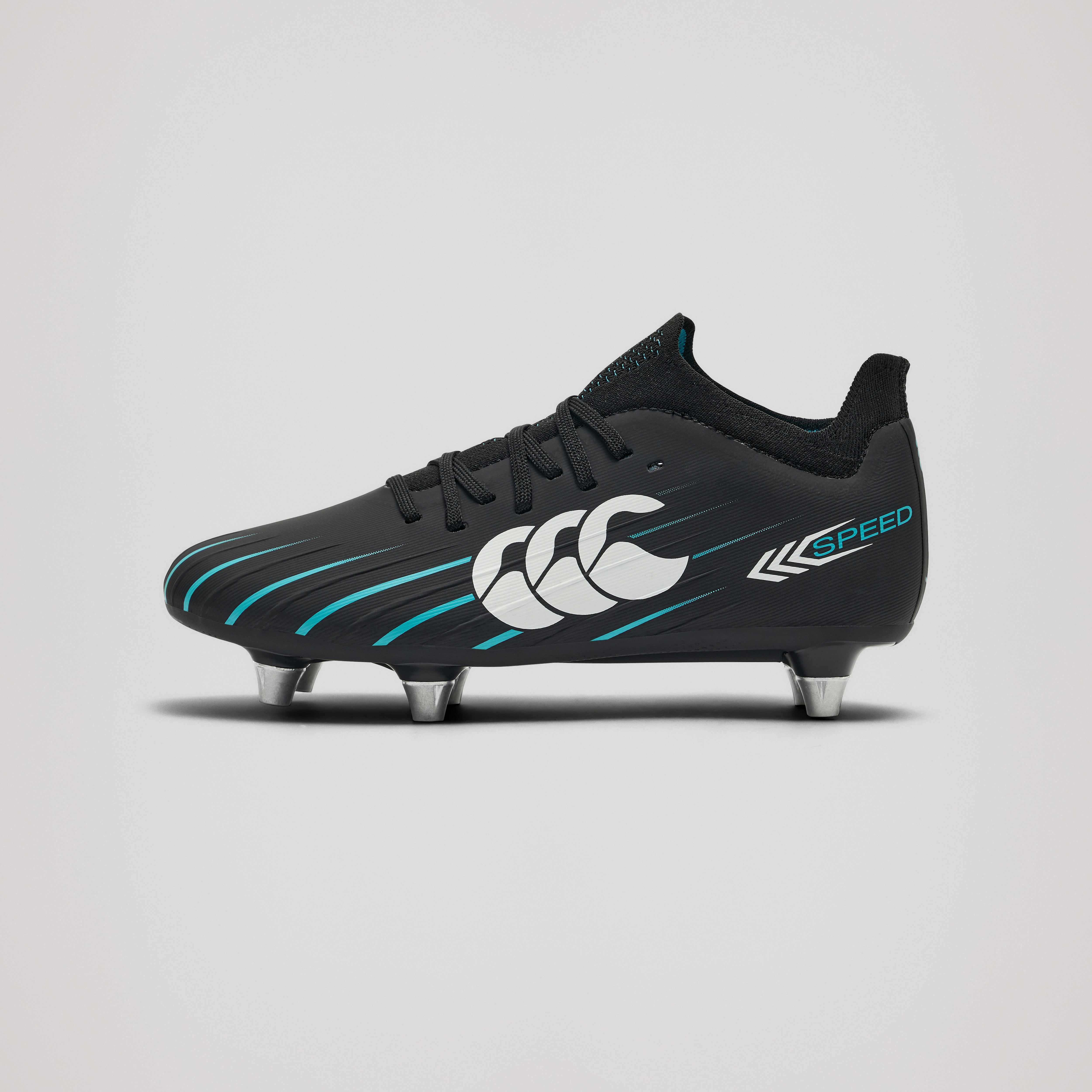 canterbury-speed-falcon-2-0-pro-botas-rugby-suelo-blando-junior-negras image 1