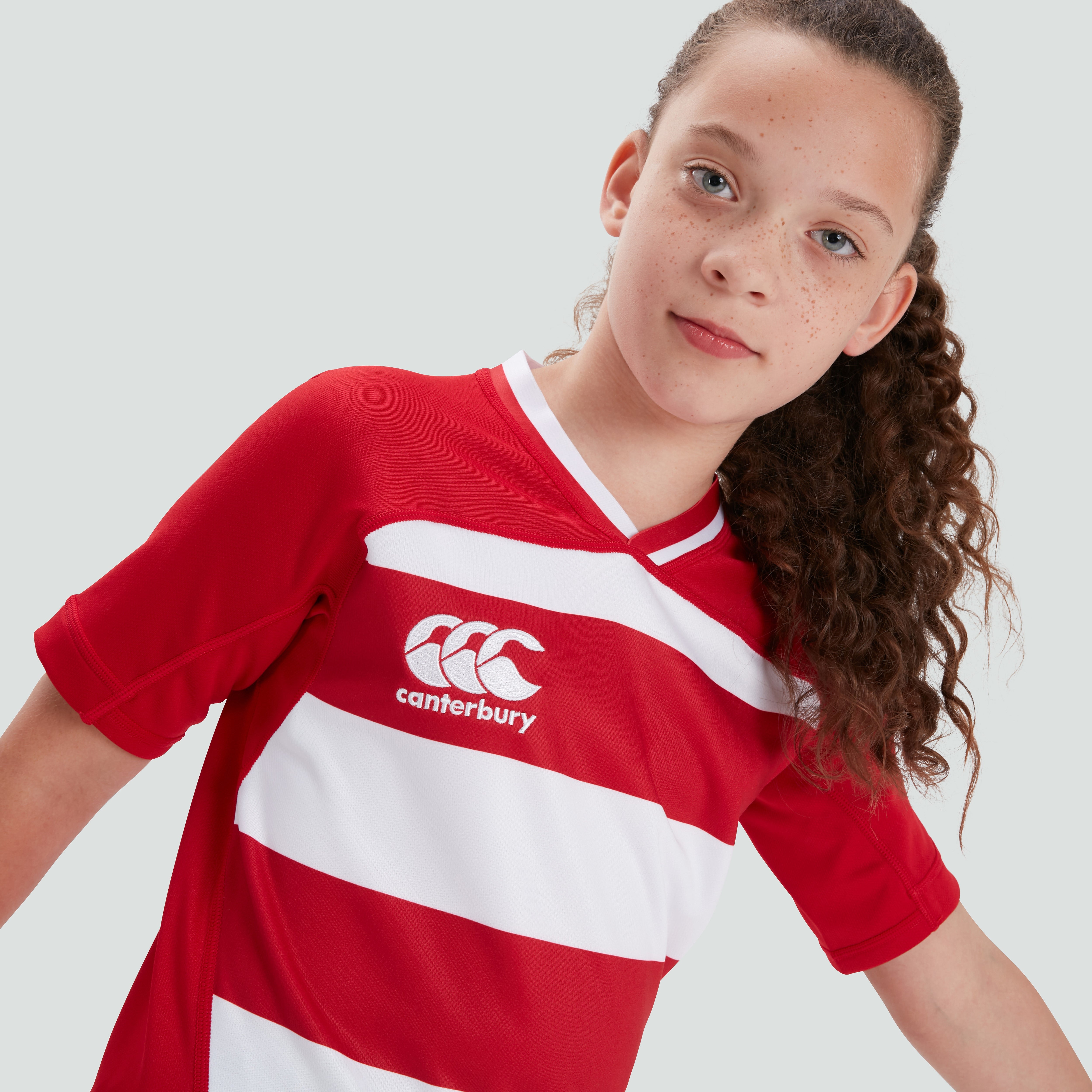 canterbury-junior-unisex-vapodri-evader-hooped-jersey-rojo image 4