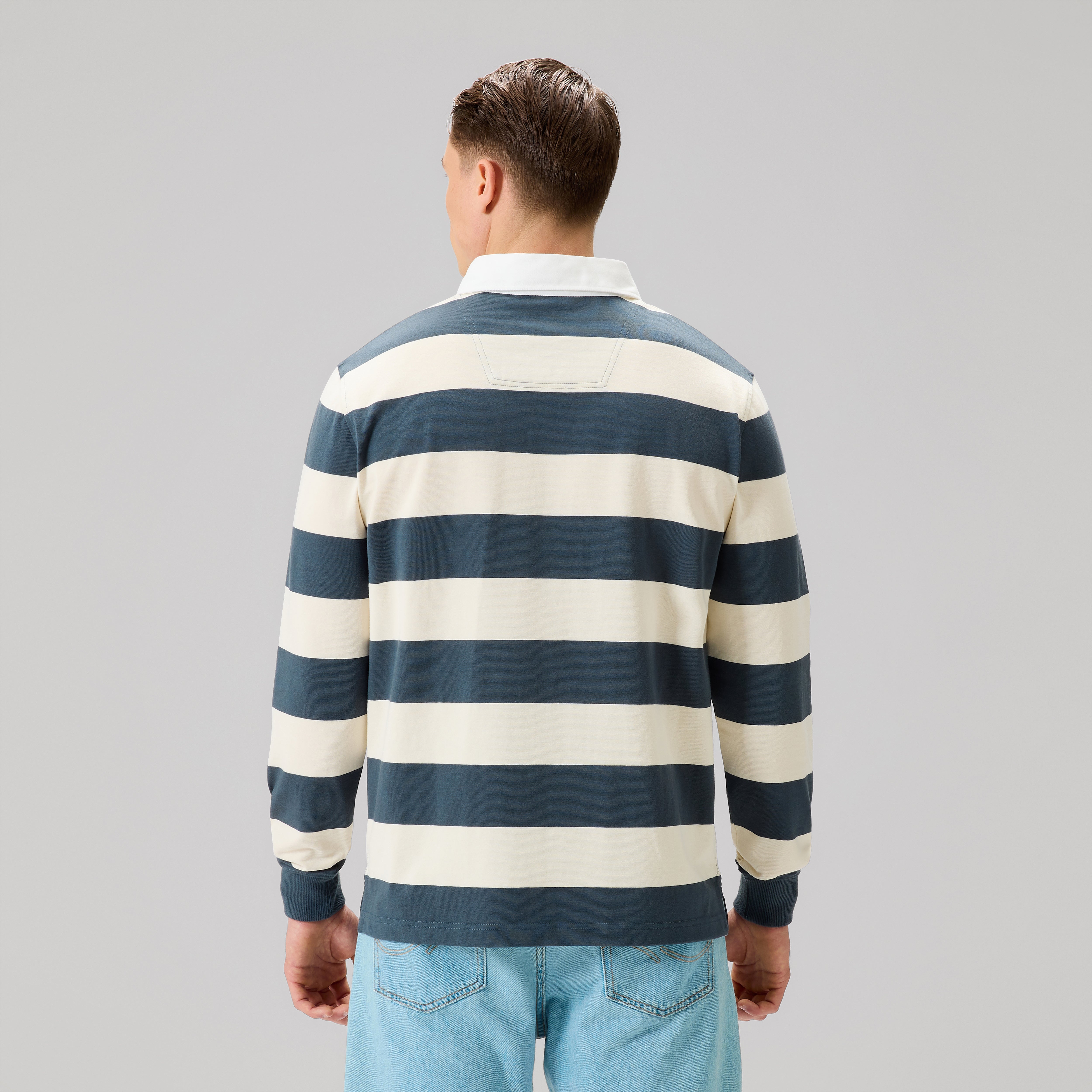 canterbury-fundamentals-yarn-stripe-rugby-jersey-grey image 3
