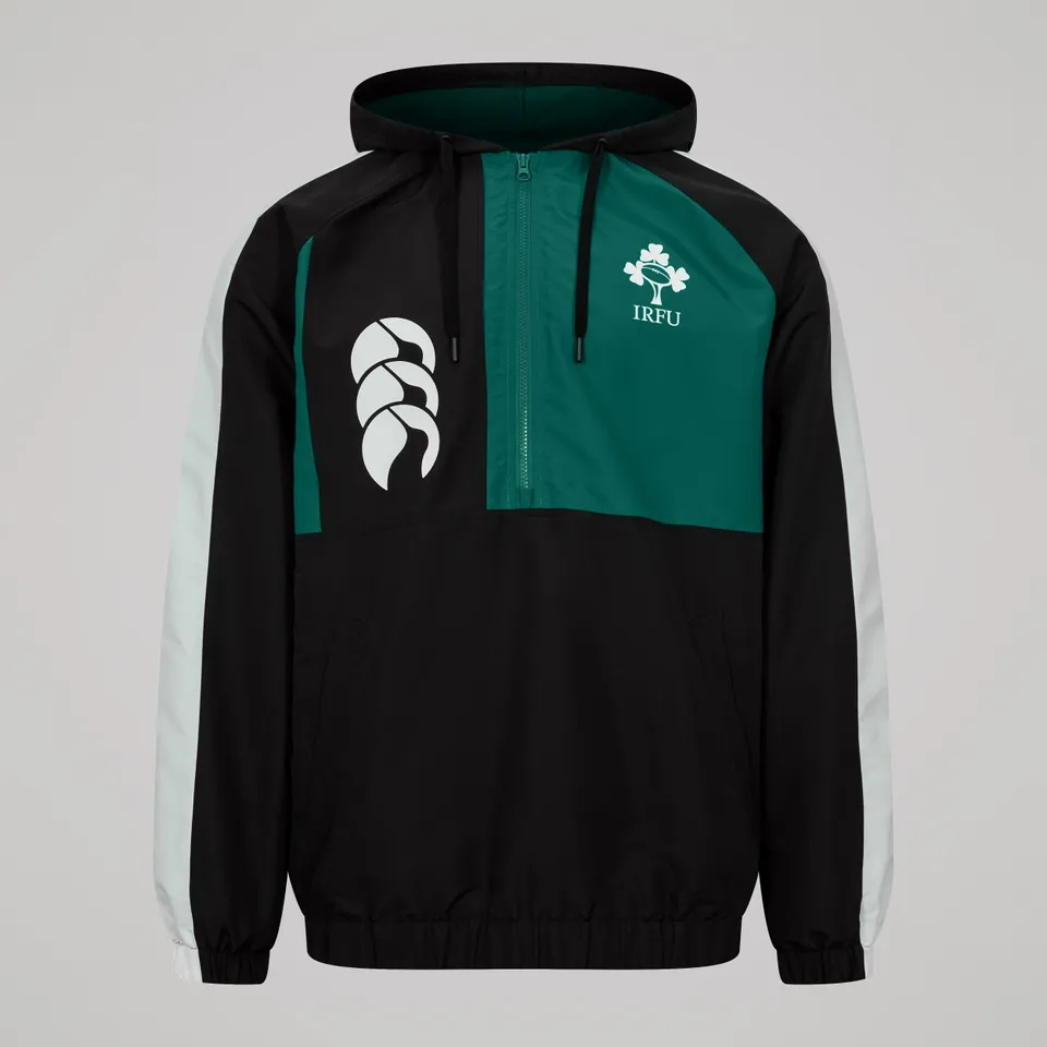 canterbury-ireland-legends-chaqueta-quarter-zip-negra-sudadera-de-rugby-hombre image 1
