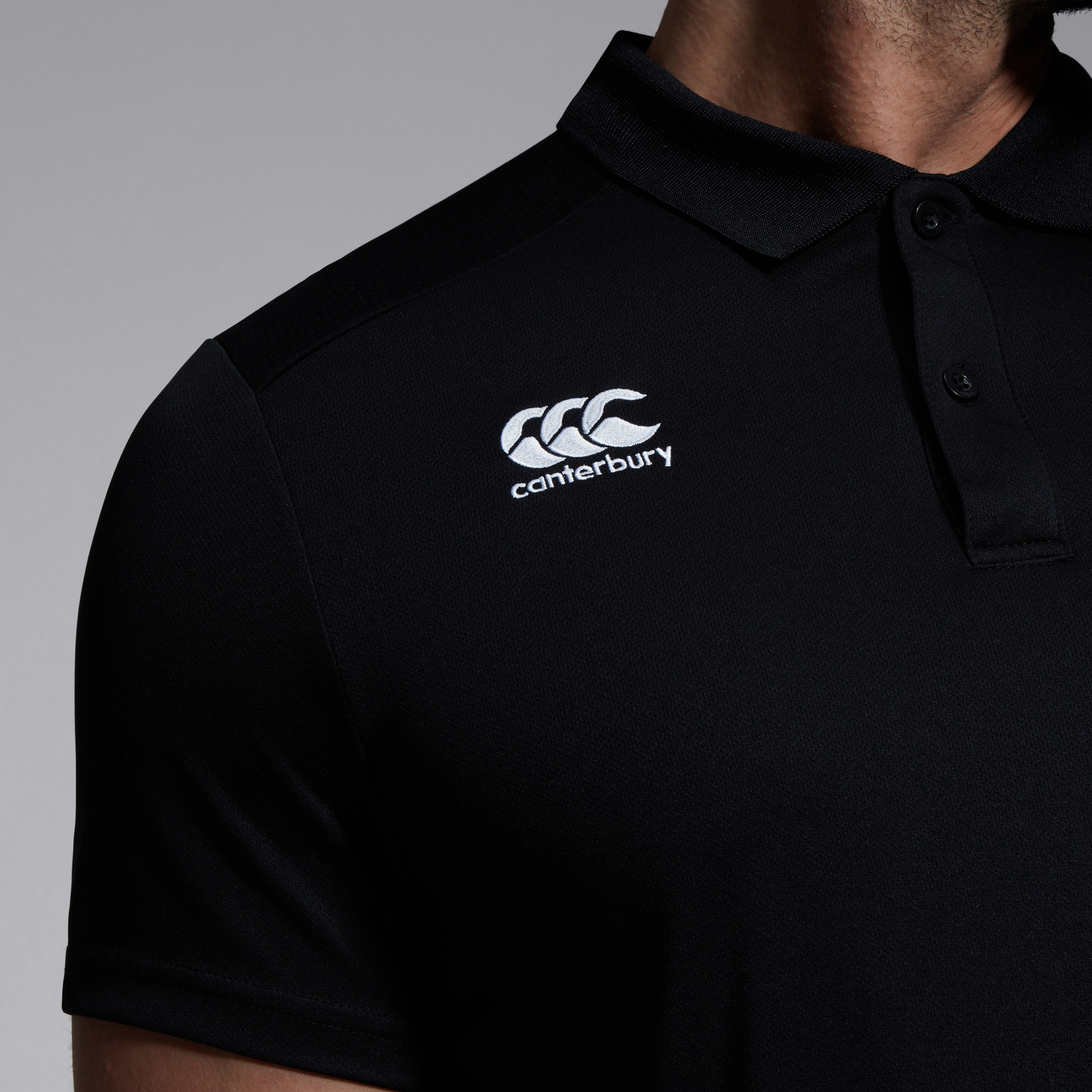 canterbury-club-dry-polo-negro-para-hombre image 6