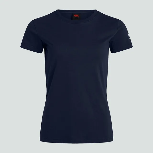 canterbury-club-plain-camiseta-de-manga-corta-para-mujer-azul-marino image 1