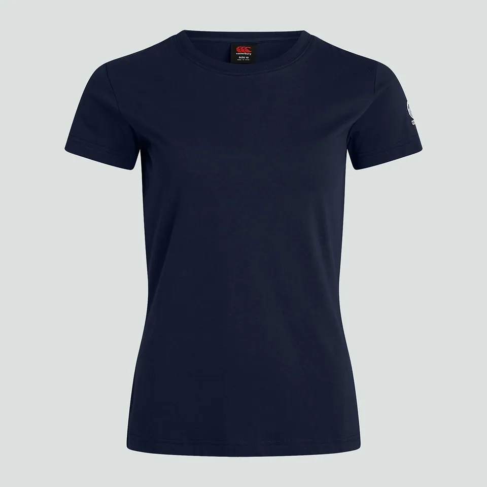canterbury-club-plain-camiseta-de-manga-corta-para-mujer-azul-marino image 1