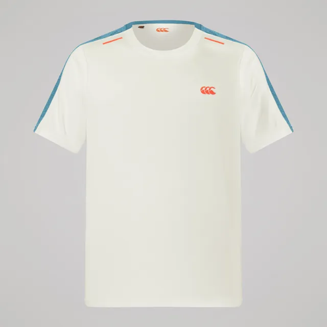 canterbury-camiseta-tempo-para-hombre-blanco-azul image 1