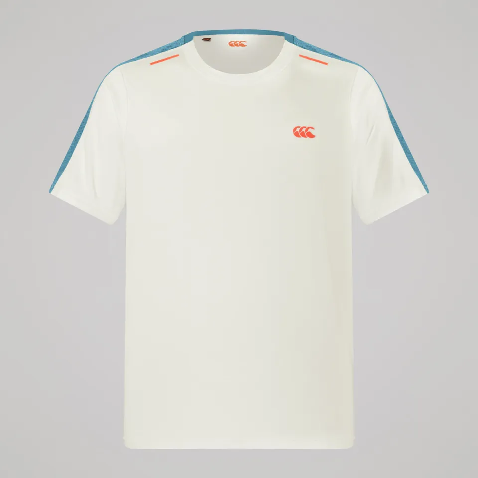 canterbury-camiseta-tempo-para-hombre-blanco-azul image 1