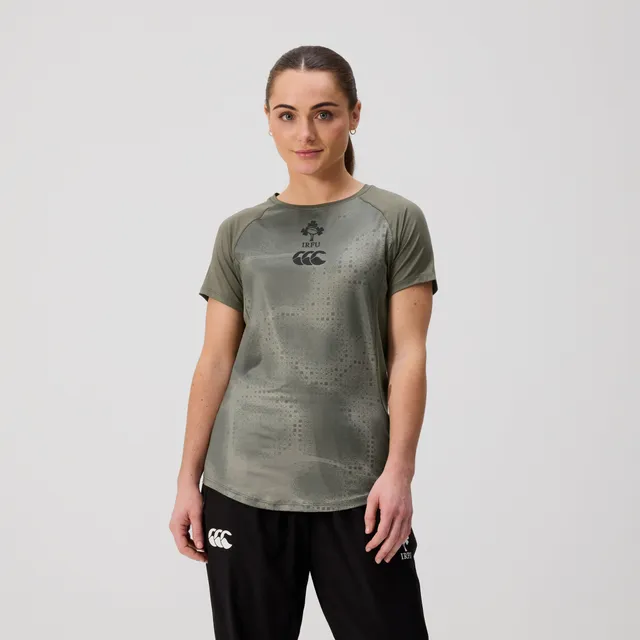 camiseta-de-entrenamiento-canterbury-ireland-superlight-para-mujer-caqui image 1