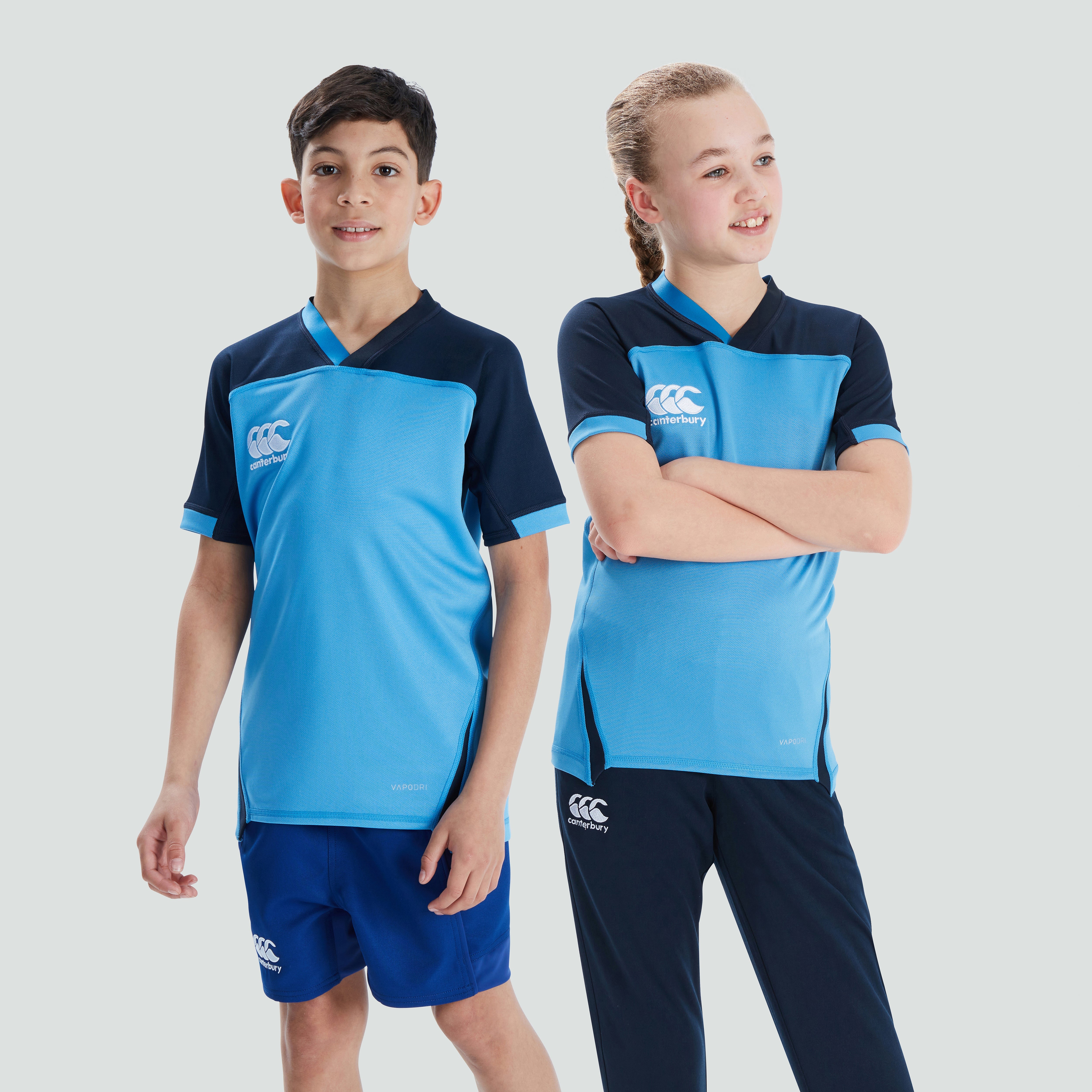 camiseta-canterbury-vapodri-evader-junior-unisex-azul image 4