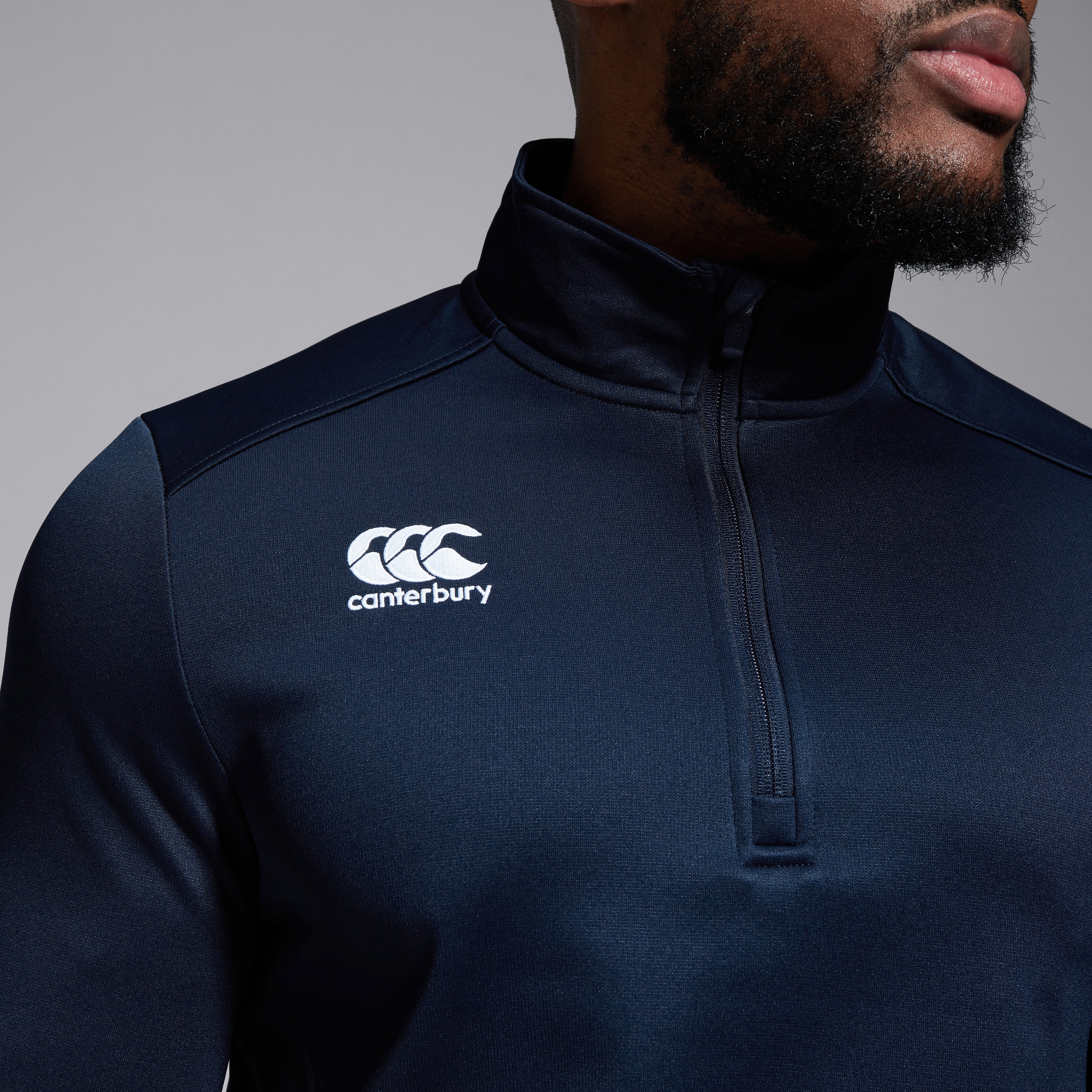 canterbury-mens-club-1-4-zip-mid-layer-training-top-navy-sudadera-de-entrenamien image 6