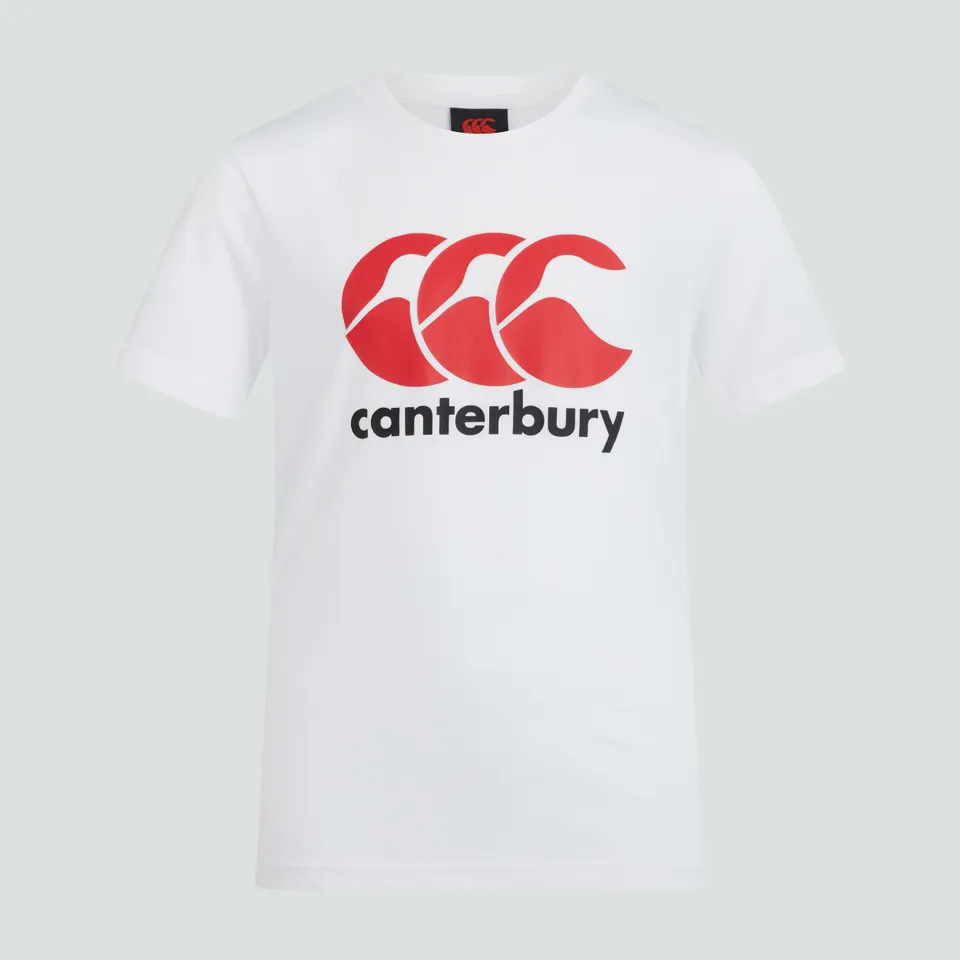 camiseta-junior-unisex-ccc-logo-blanca-canterbury image 1