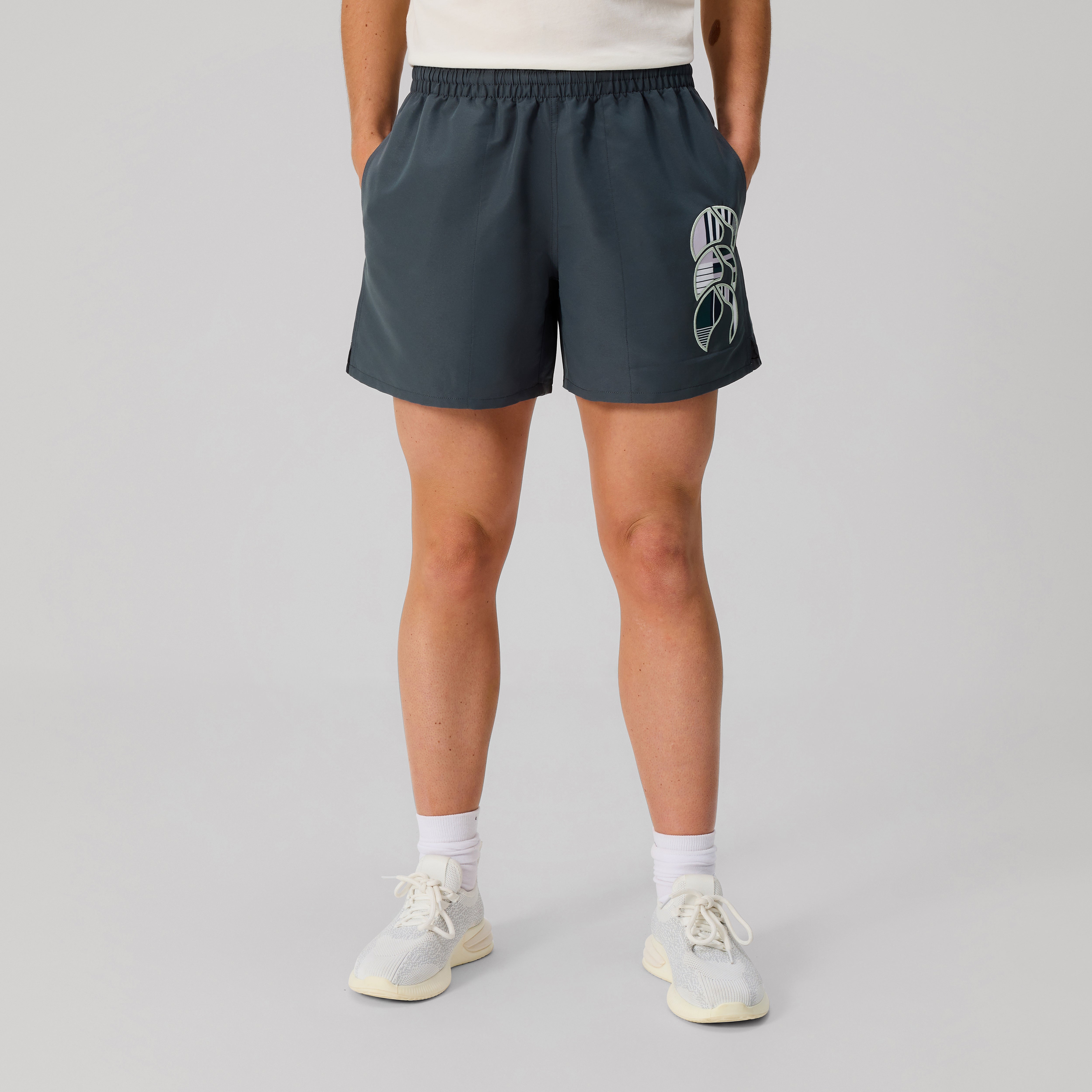 canterbury-uglies-tactic-shorts-gris-pantal-n-corto-mujer image 3