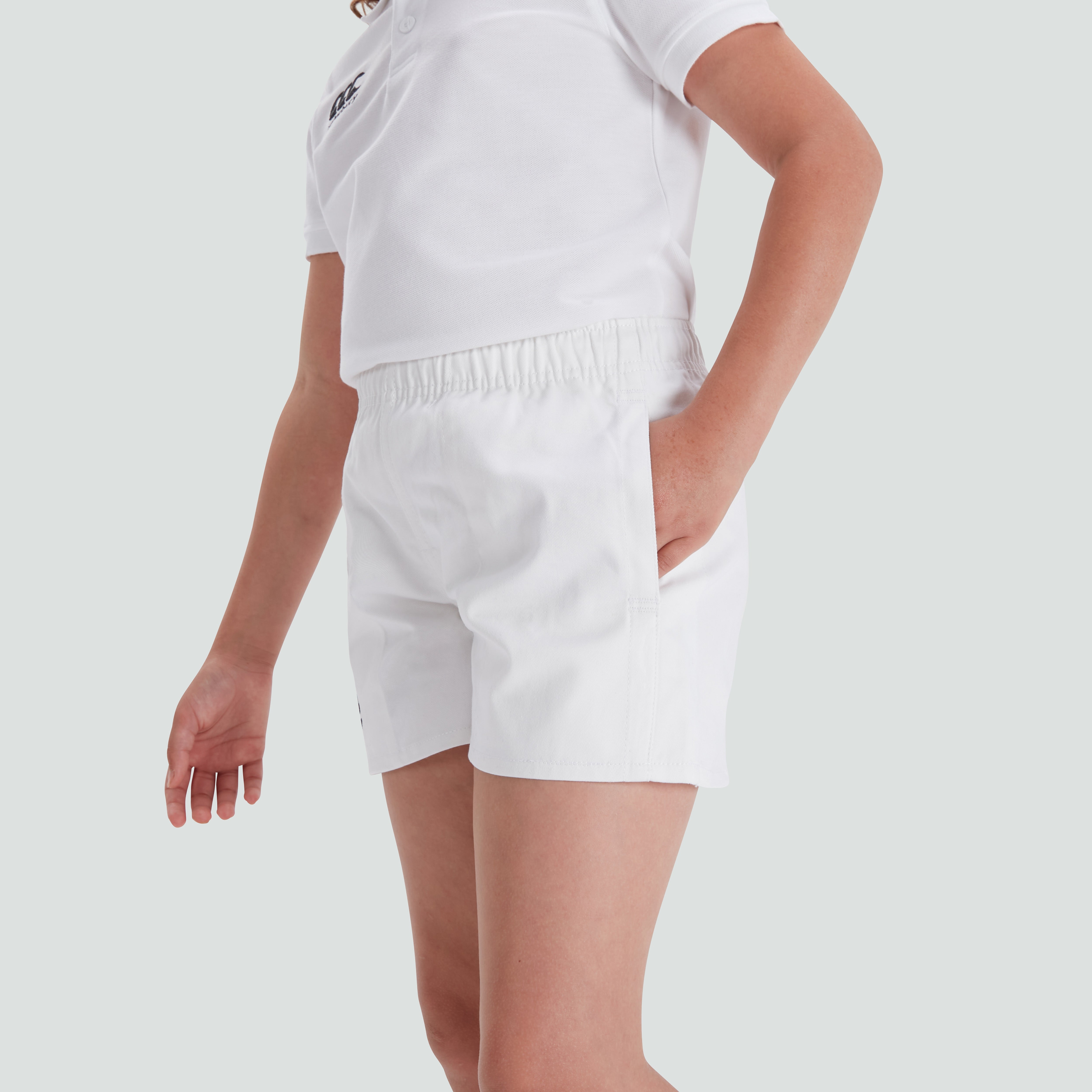 canterbury-junior-unisex-professional-cotton-short-white image 6