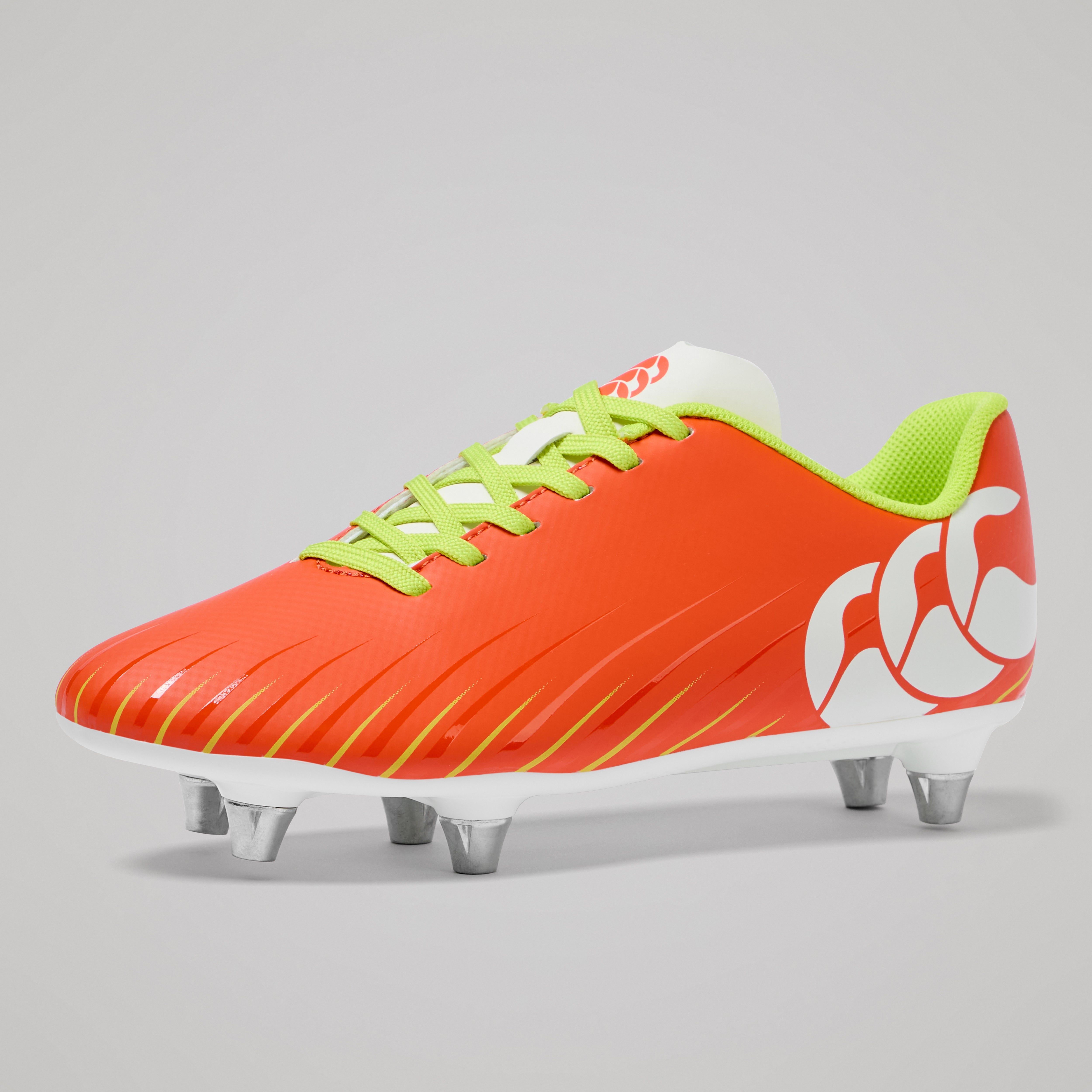 botas-de-rugby-canterbury-speed-falcon-soft-ground-naranjas-para-junior-unisex image 4