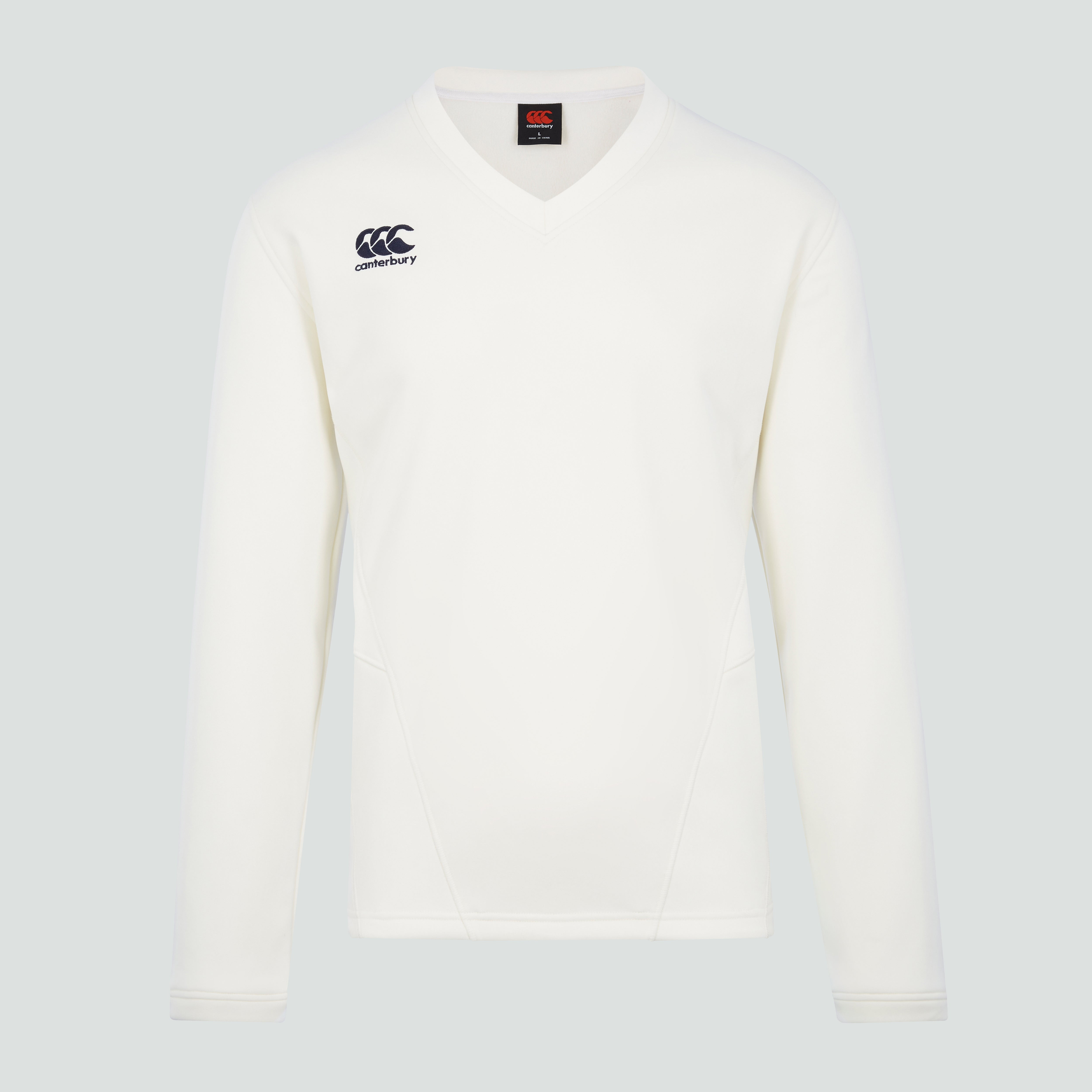canterbury-cl-sico-manga-larga-reg-cricket-oversh-tee-crema-para-hombre image 1