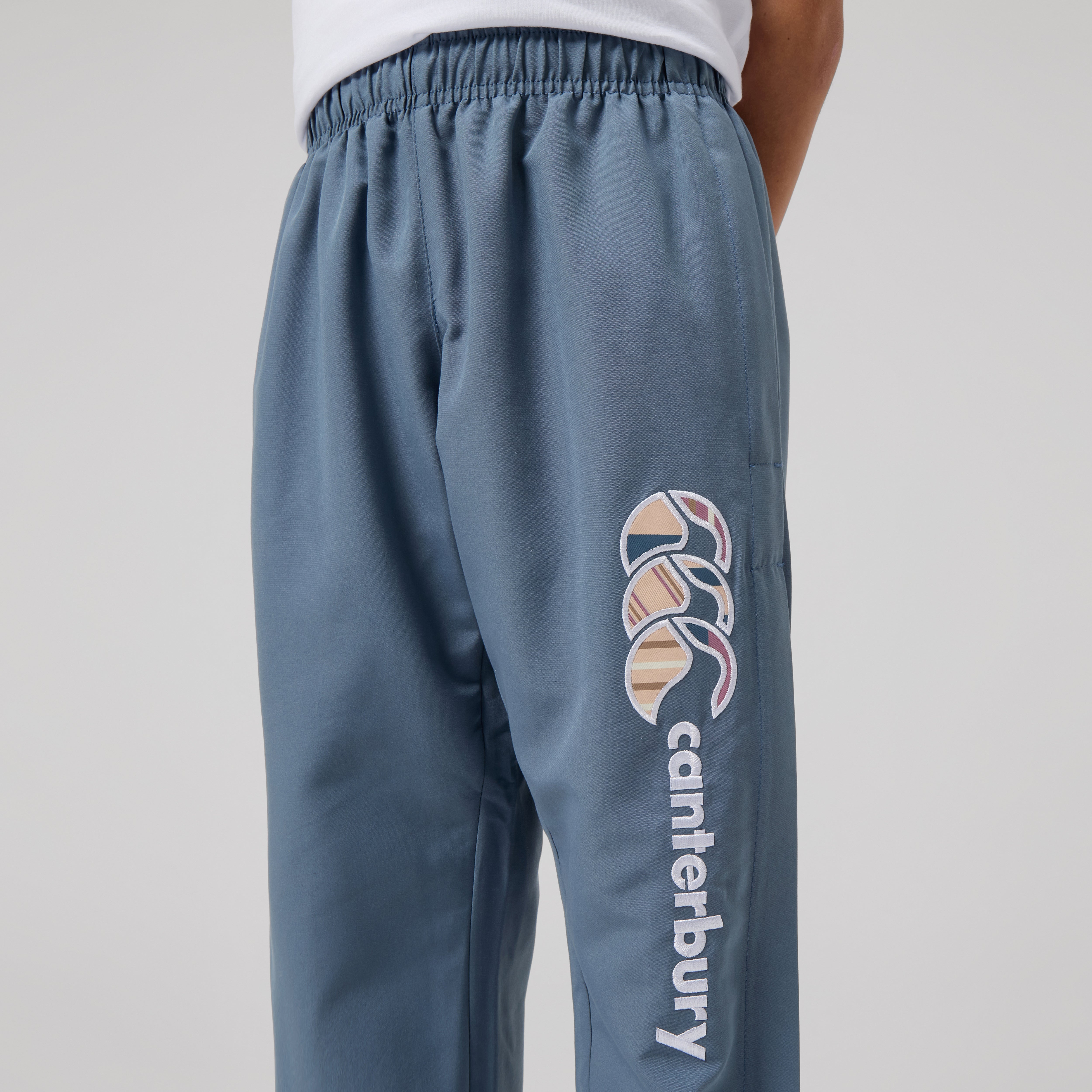 canterbury-uglies-stadium-pant-kids-pantal-n-de-ch-ndal-gris-con-pu-os-el-sticos image 4