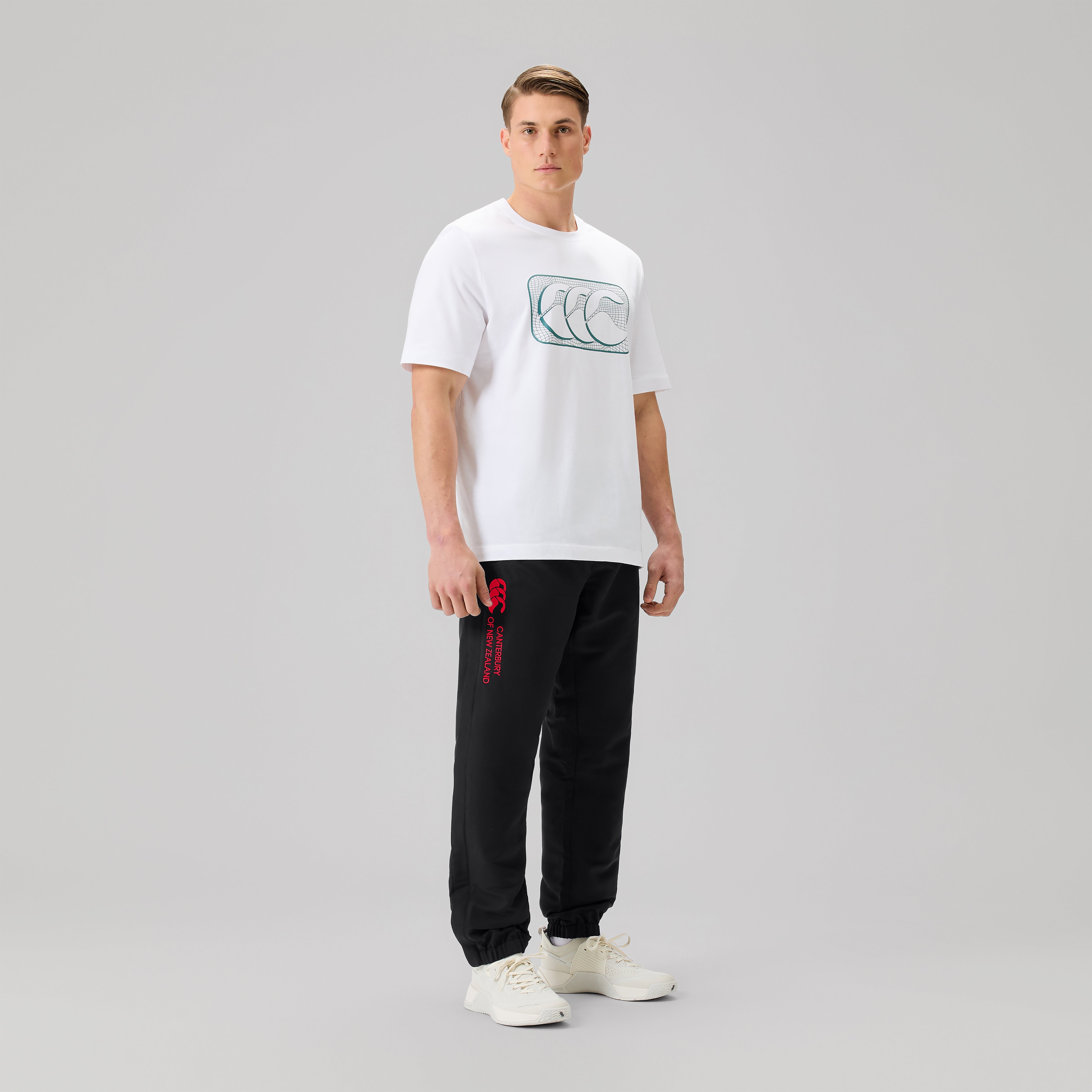 canterbury-fundamentals-stadium-pant-hombre-negro-rojo-pantal-n-de-ch-ndal image 2