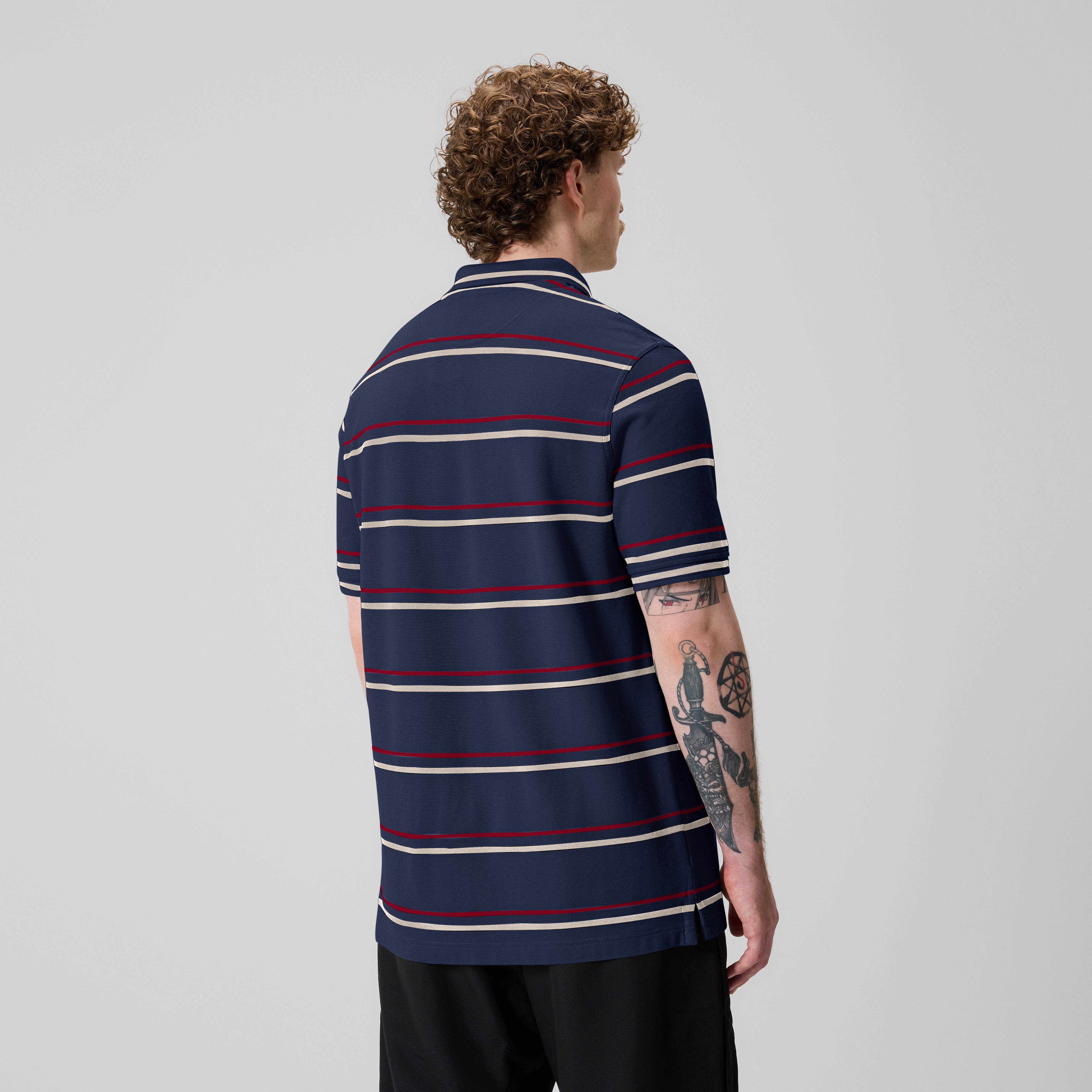 canterbury-multi-stripe-polo-navy-para-hombre-polo-de-algod-n-honeycomb-piqu image 2