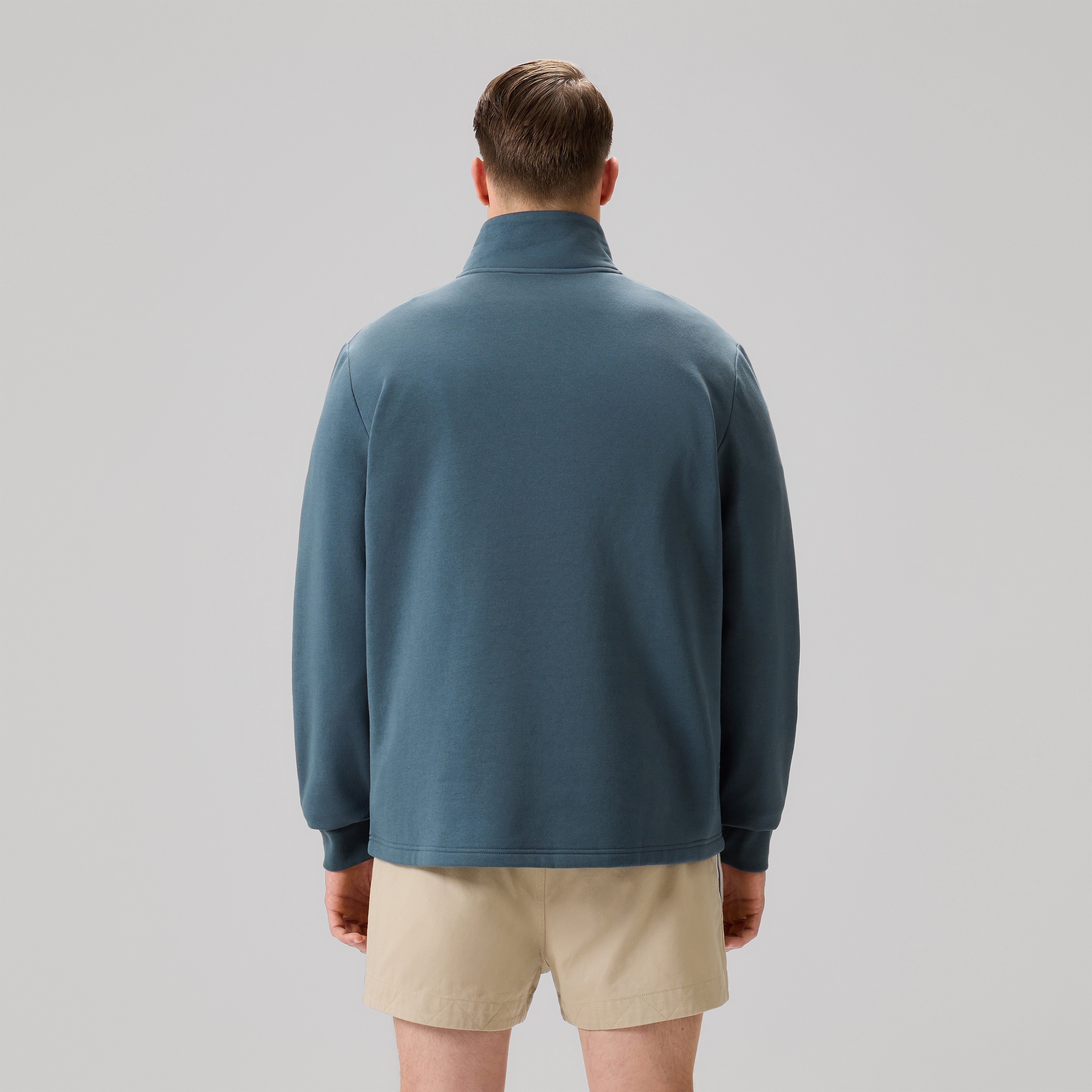 canterbury-sudadera-con-media-cremallera-fundamentals-gris-para-hombre image 5